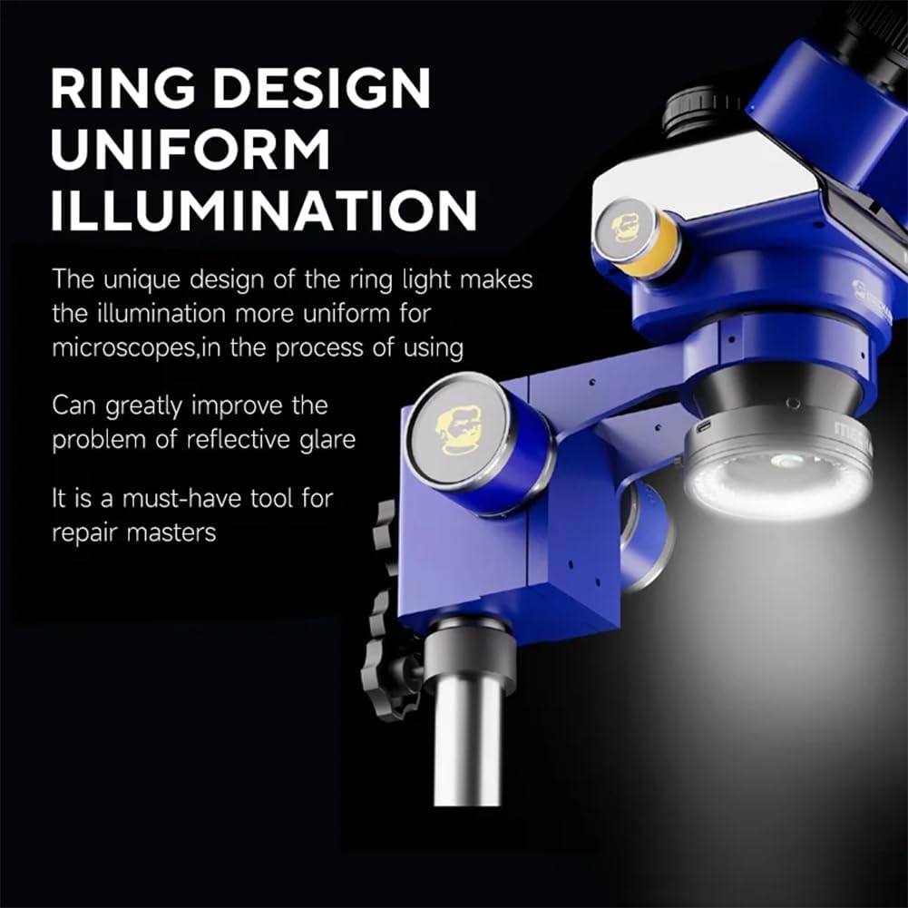 72 LED, Anti-Glare Microscope Ring Light