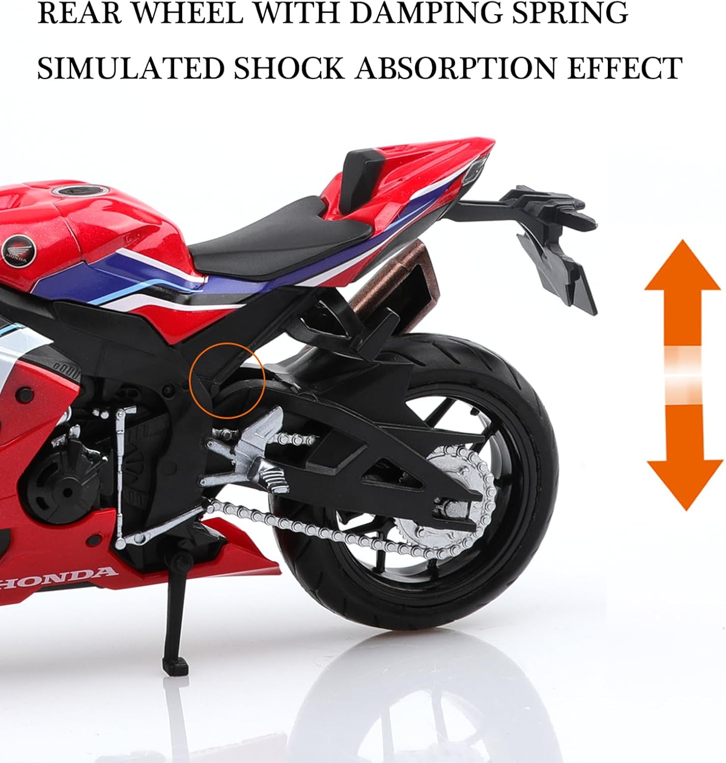 1/12 Scale Honda CBR 1000RR Die-Casting Motorcycle Model