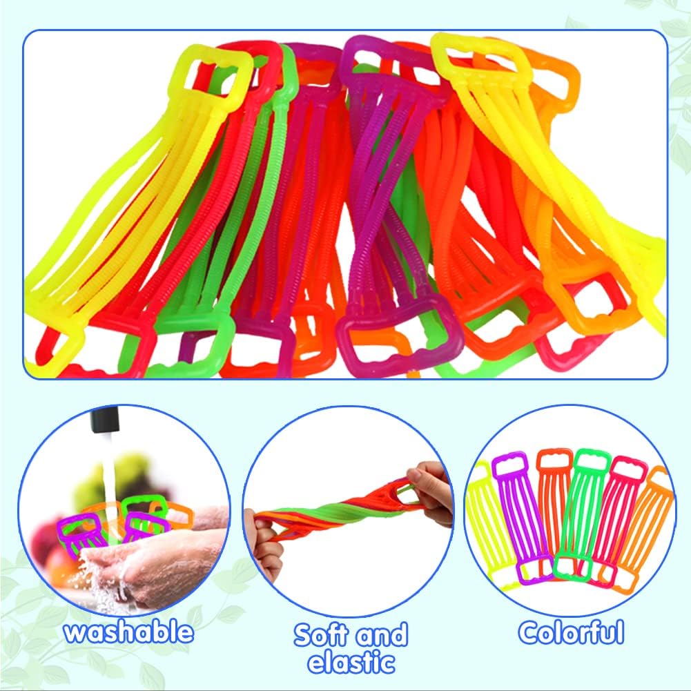 12 Pack Stretchy Rope Stress Relief Toys