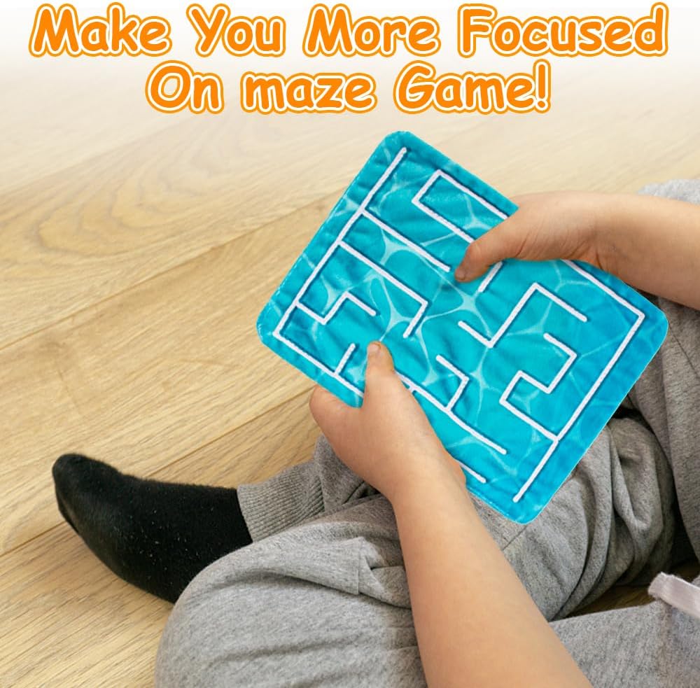 5 Pack Marble Maze Mat, Sensory Stress Relief Toys