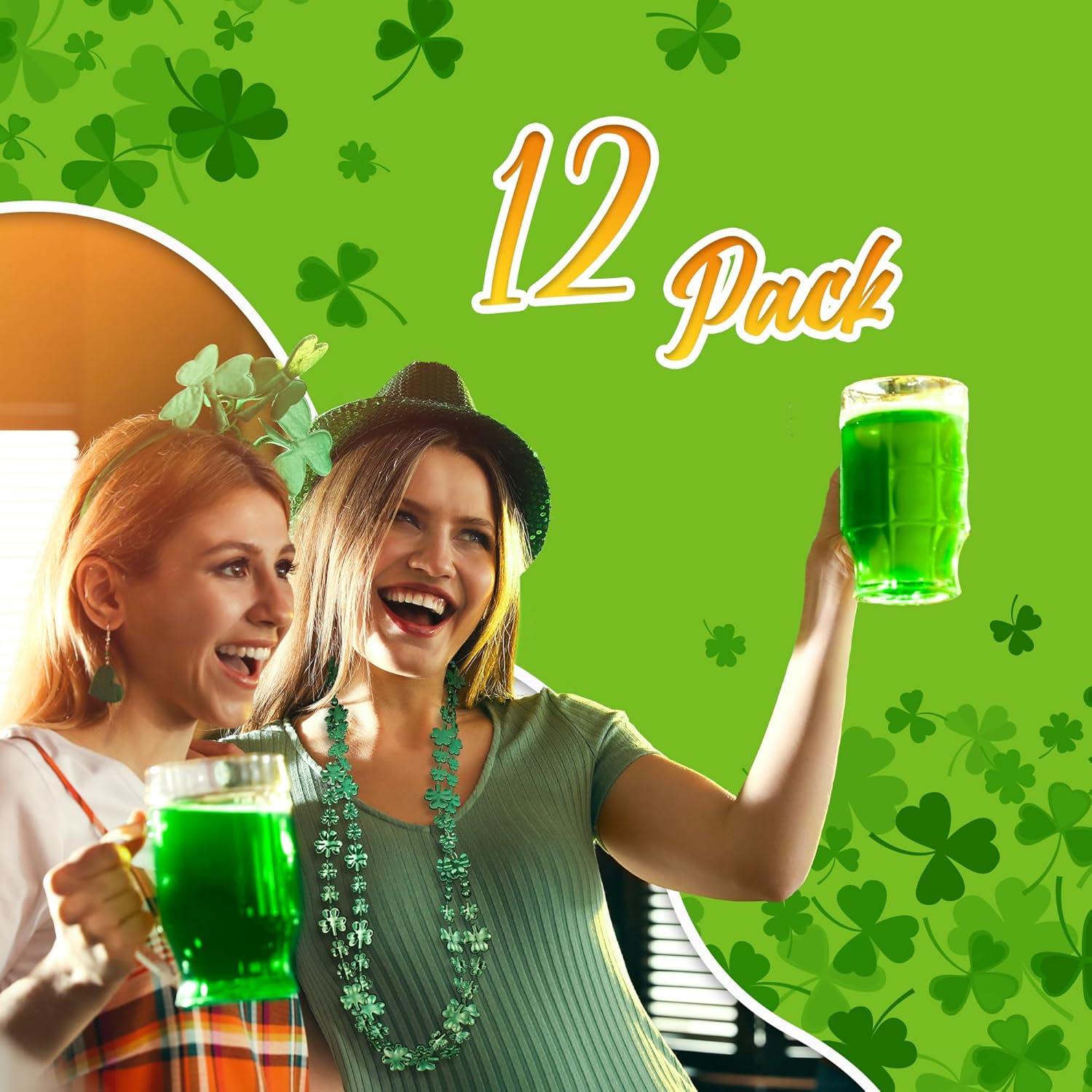 Shamrock Bead Necklaces