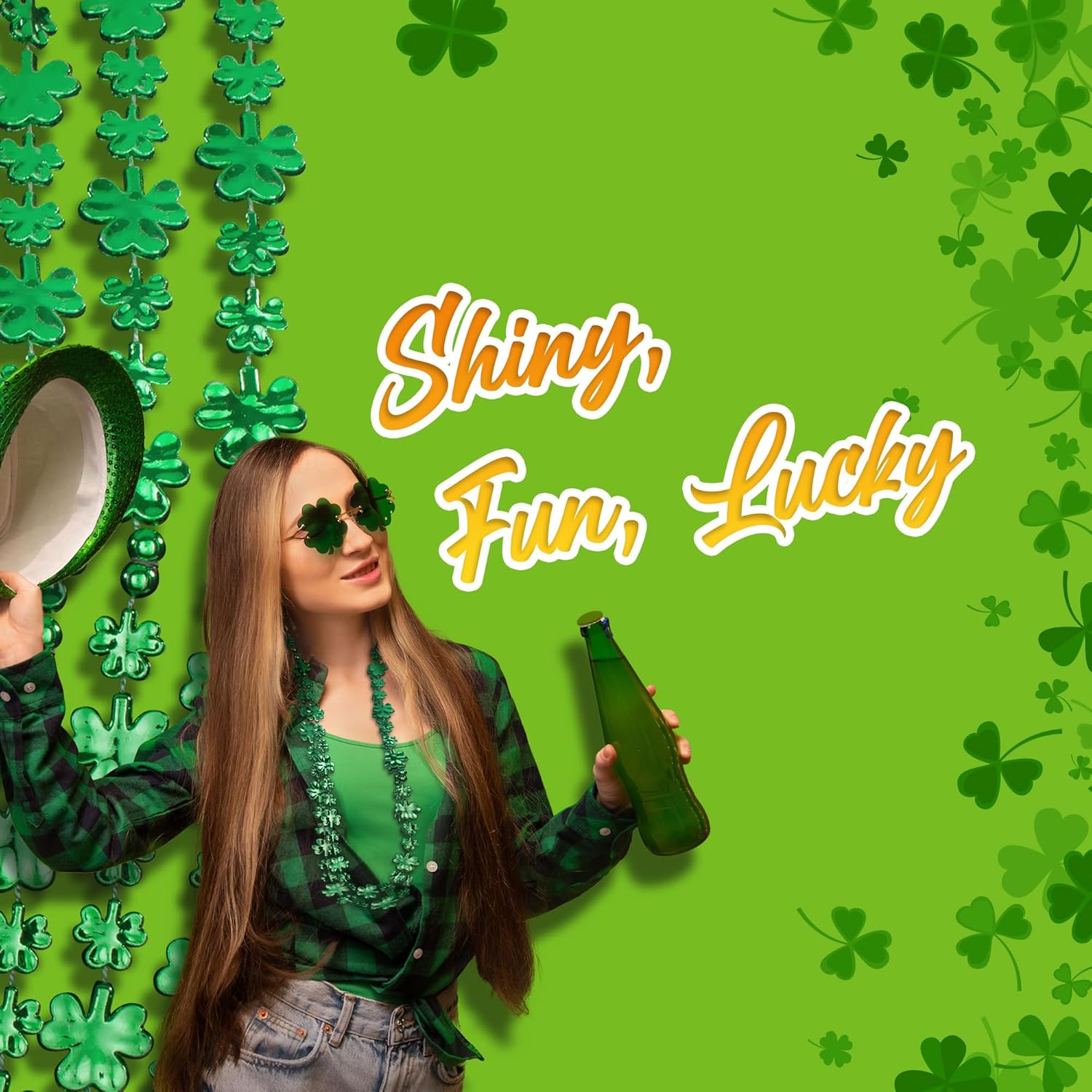 Shamrock Bead Necklaces