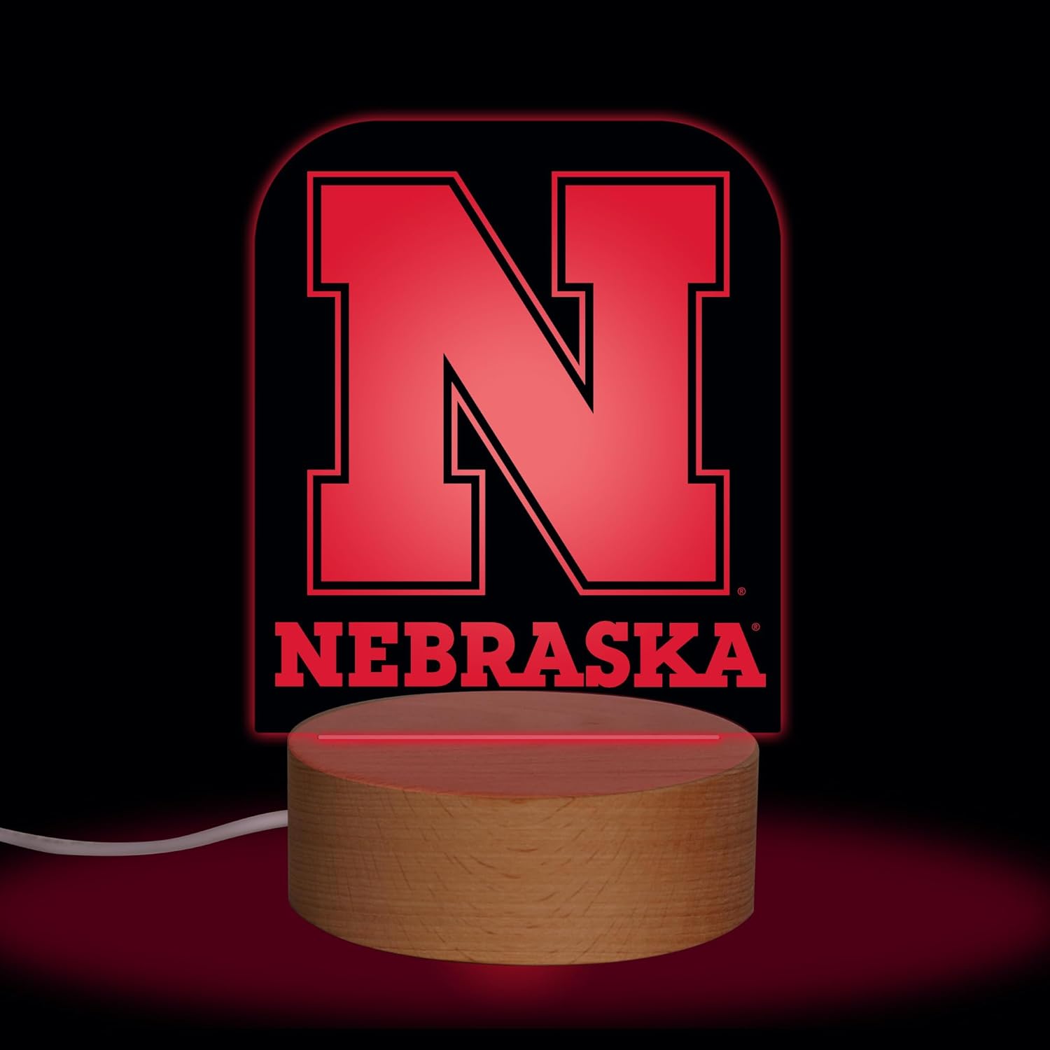 NCAA Nebraska Cornhuskers LED Desk Light