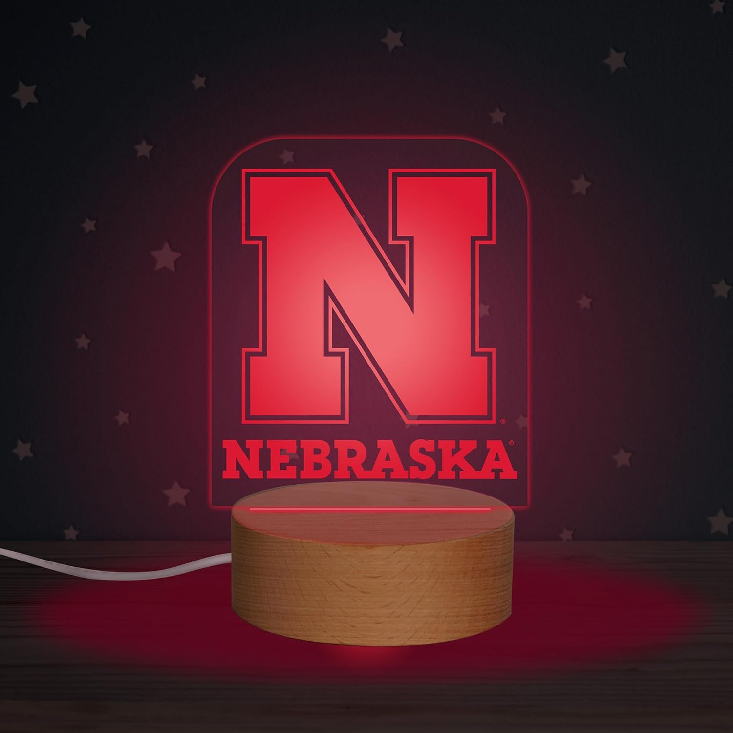 NCAA Nebraska Cornhuskers LED Desk Light