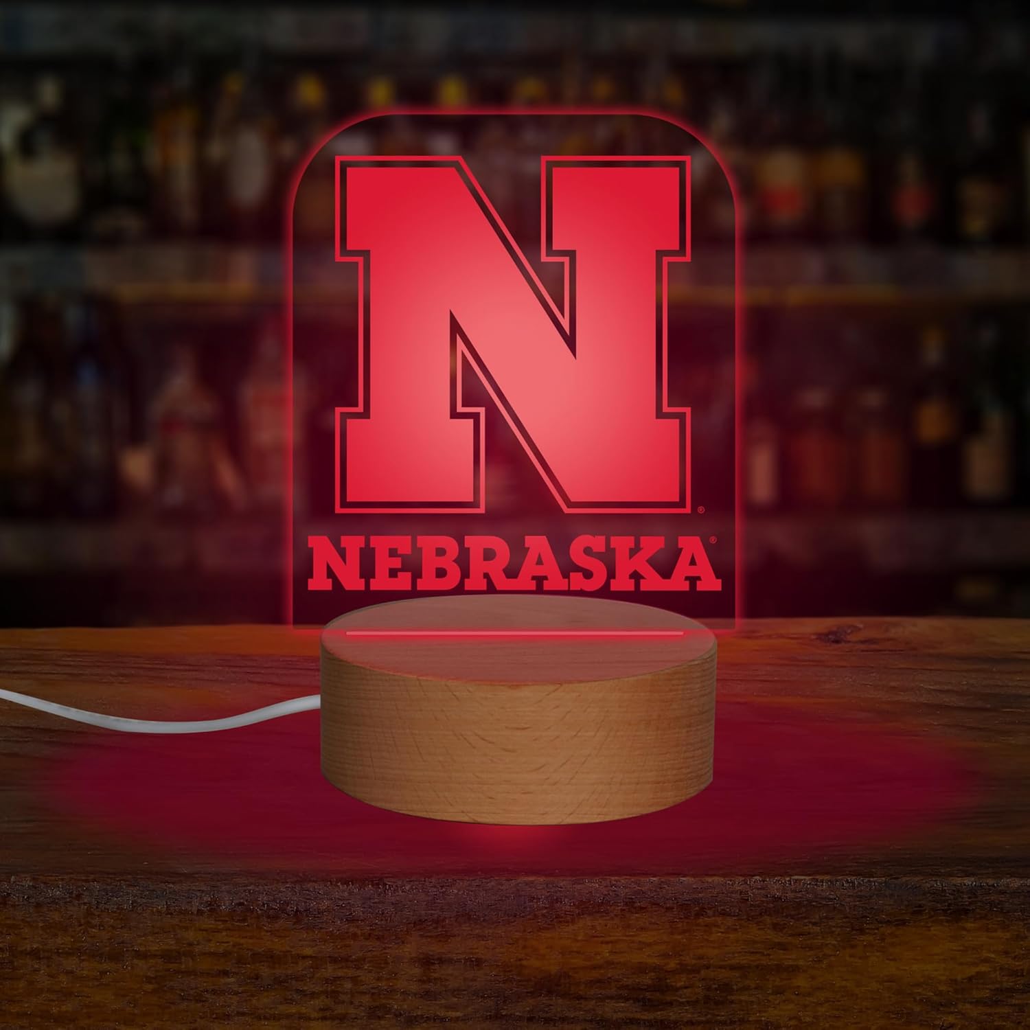NCAA Nebraska Cornhuskers LED Desk Light