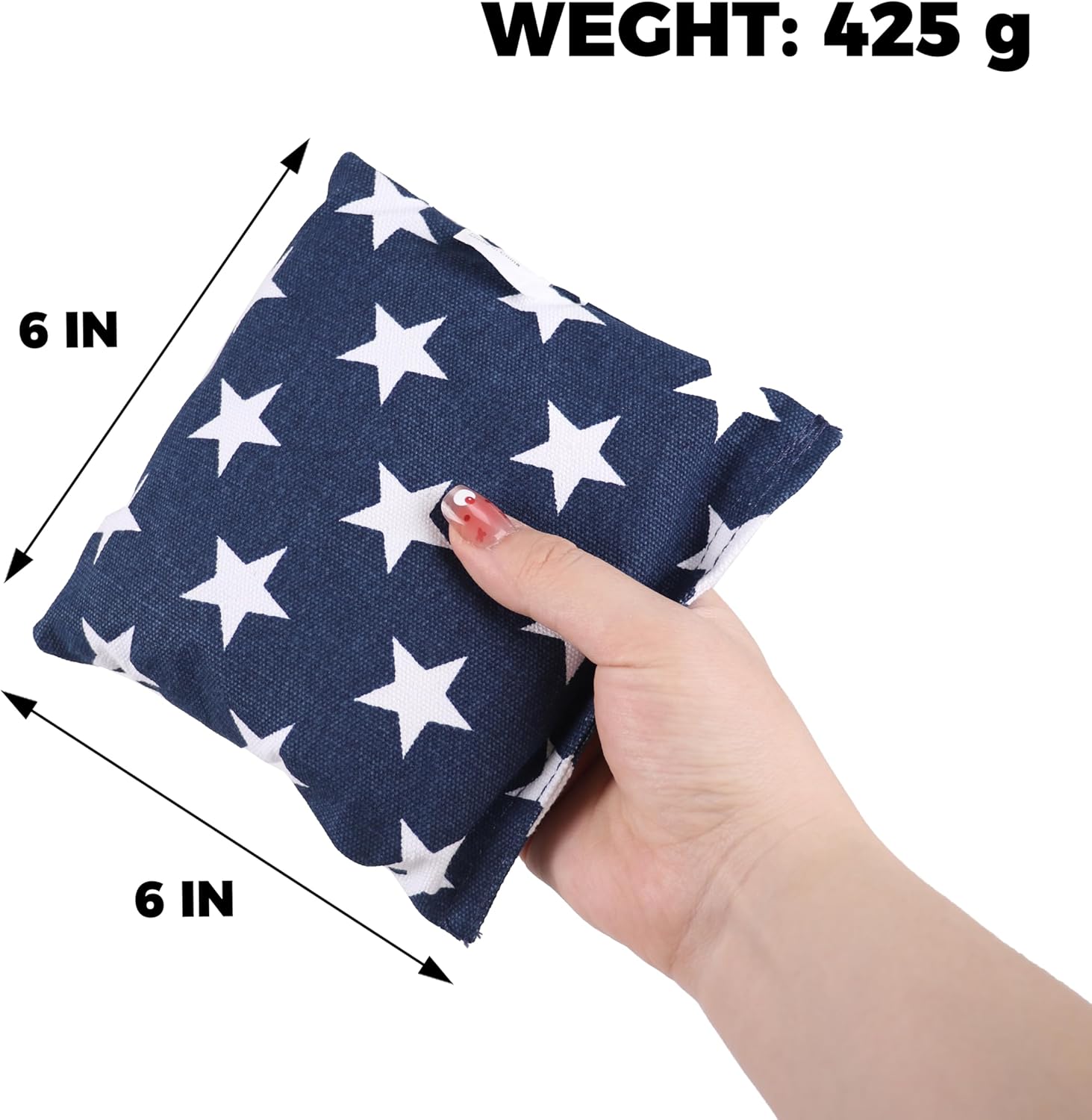 8 Piece Sandbag Set, Regulation Weight - 10cm