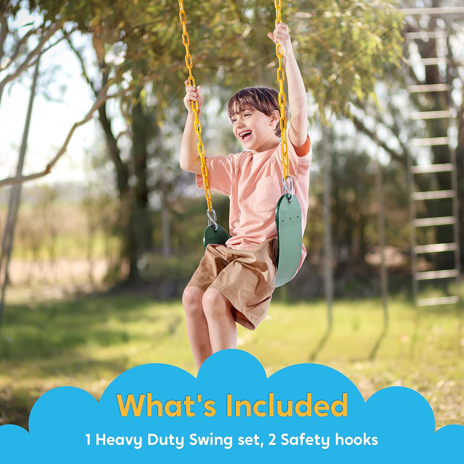 Heavy Duty Swing Seat Green