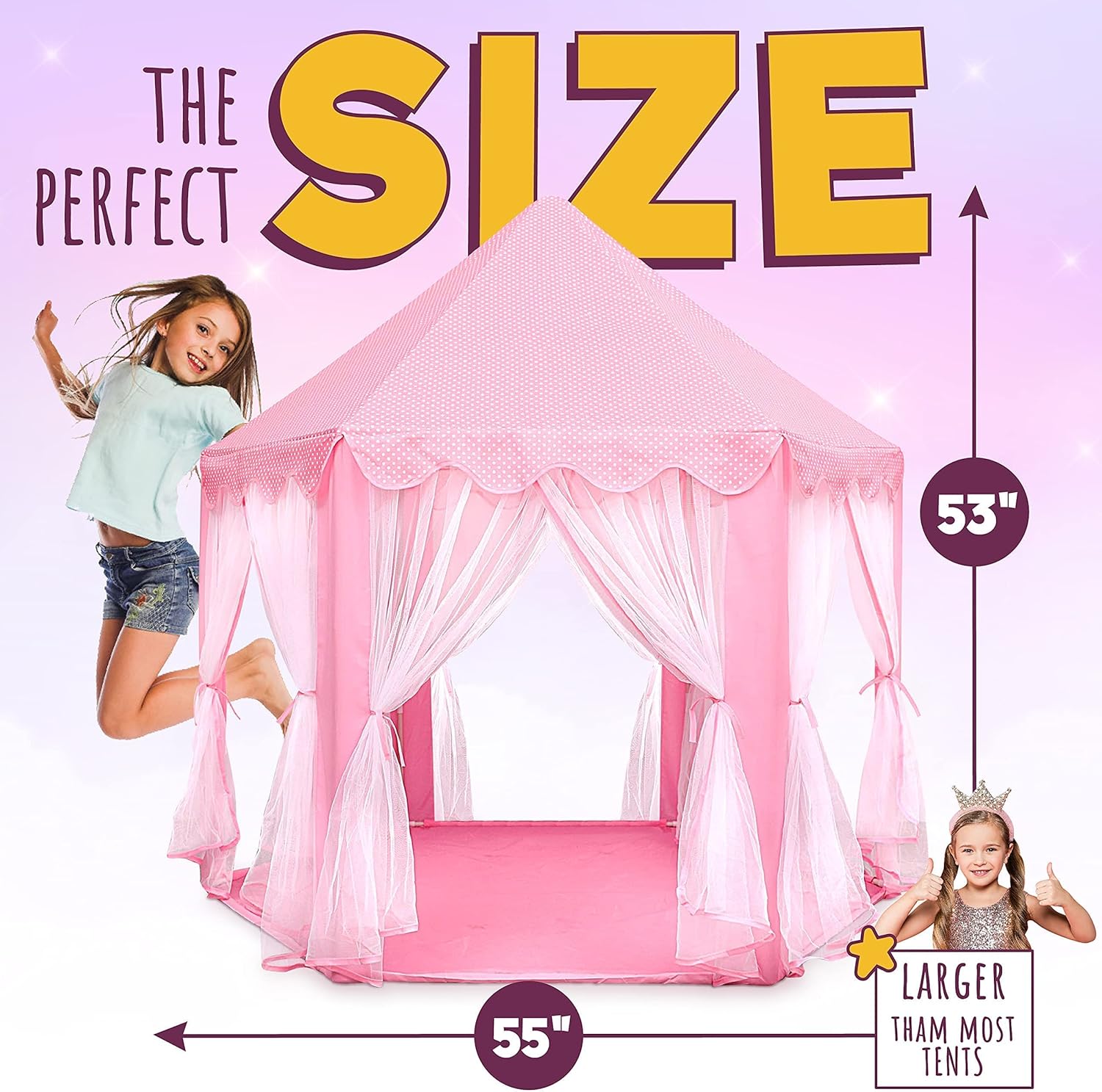 Princess Castle Playhouse Tent