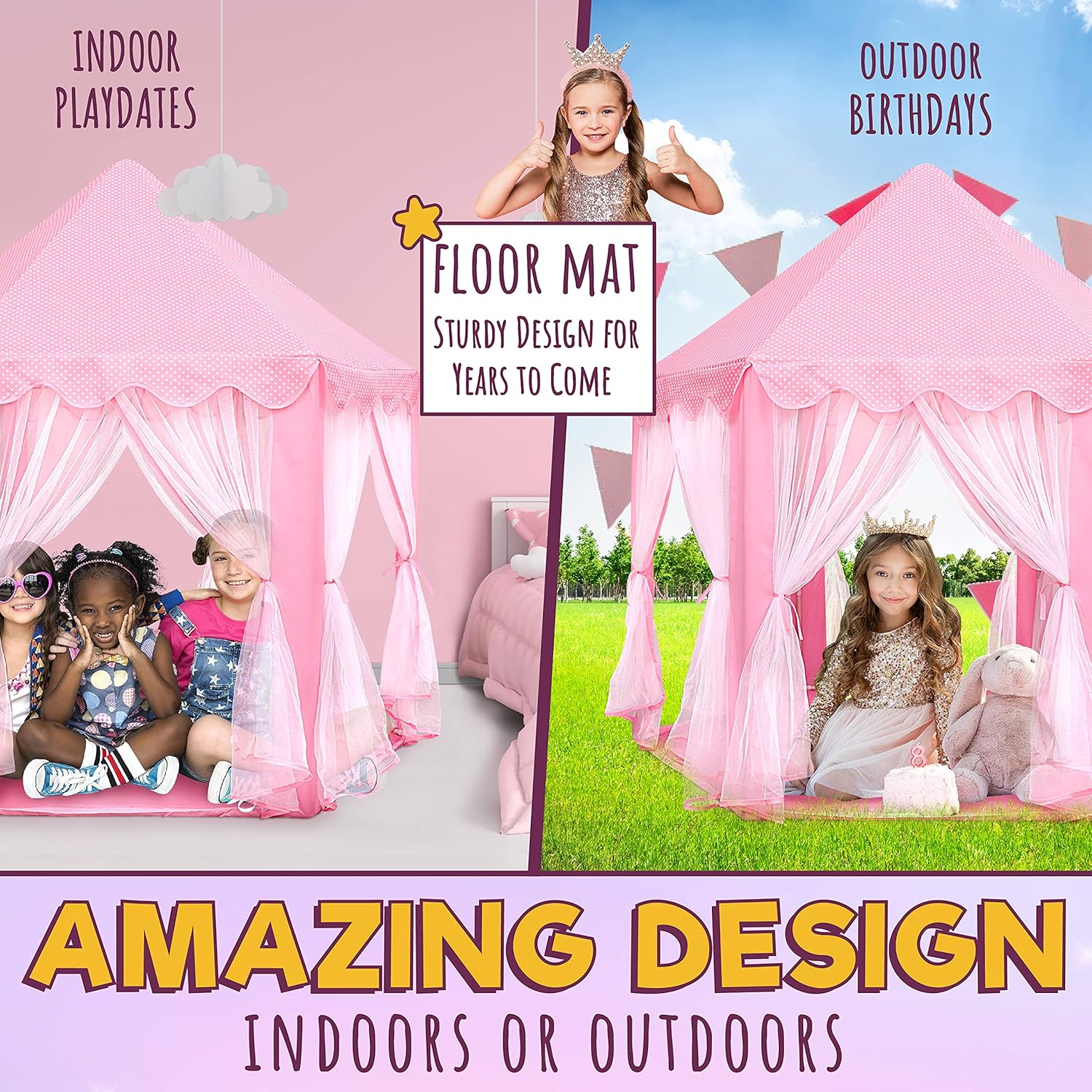 Princess Castle Playhouse Tent