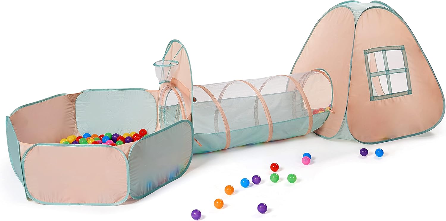 3-in-1 Pop-Up Kids Play Tent