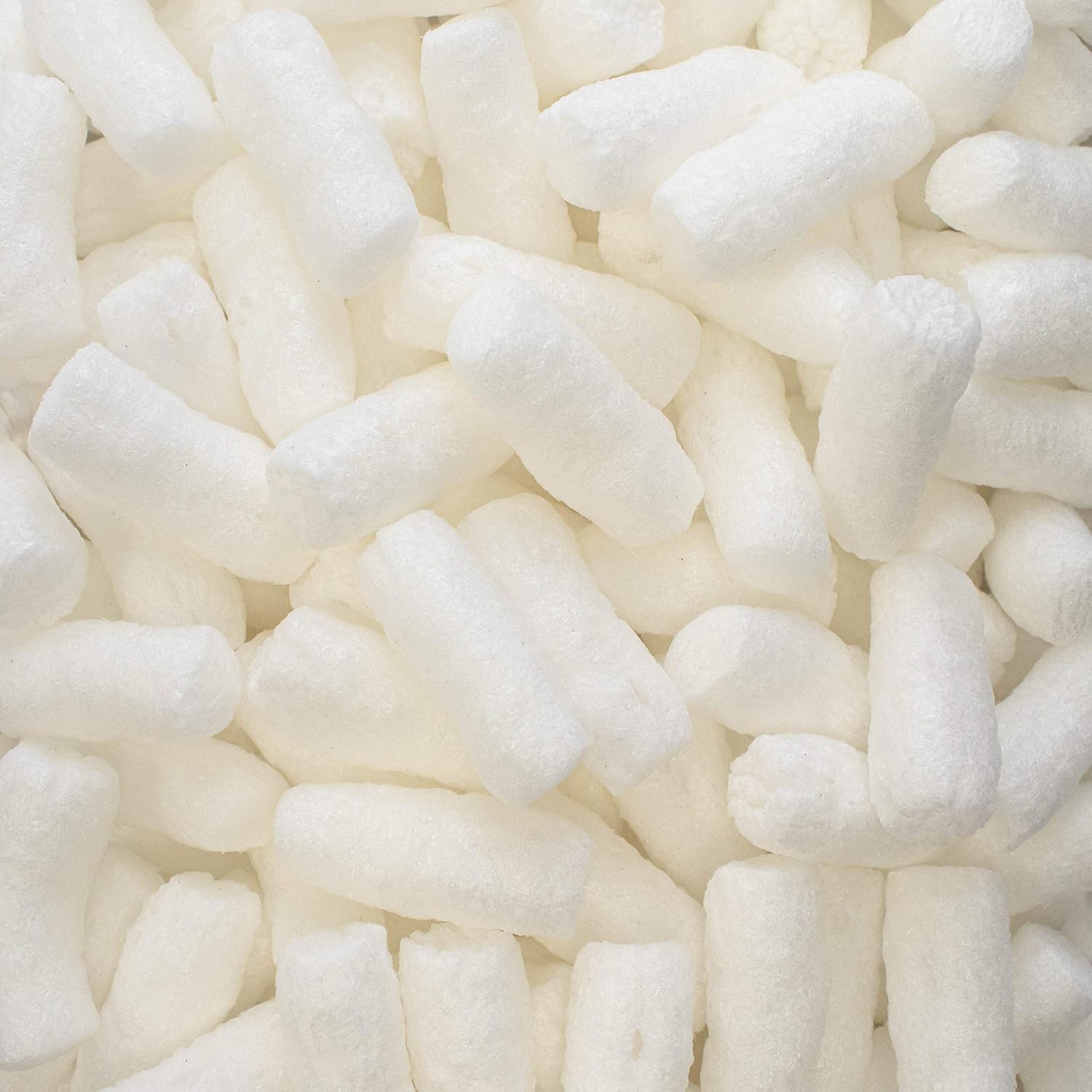 0.25 cu. ft. - Bio-Tube Recycled Anti-Static Packing Peanuts - Compostable and Biodegradable Shipping Pads - Dust Free and Abrasion Resistant - No Fillers