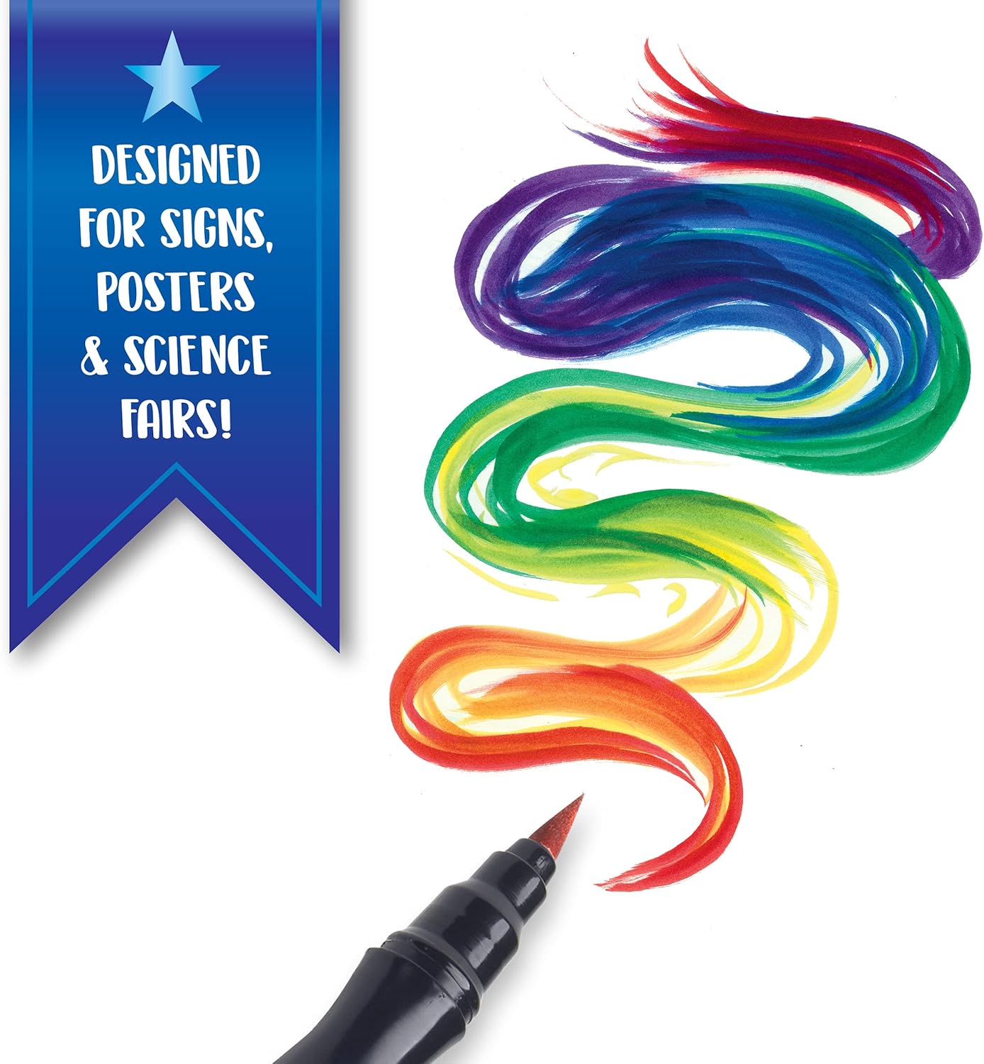 5's Crayola Washable Non-Drip Paint Brushes