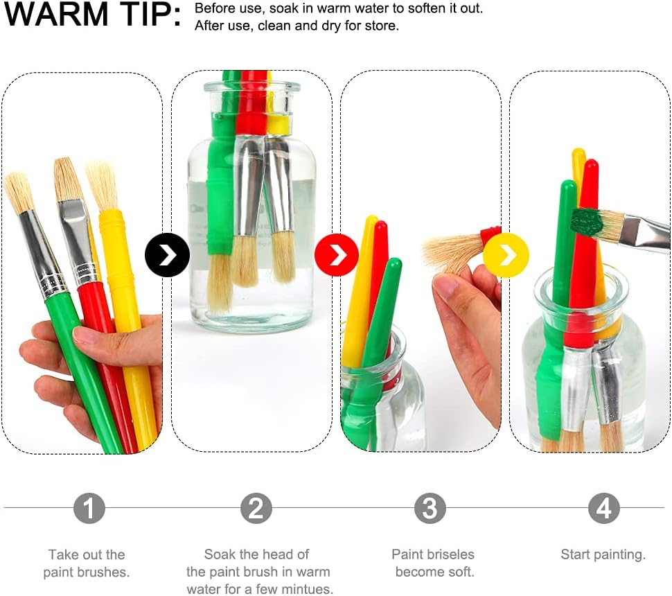 Pack Children's Paintbrush