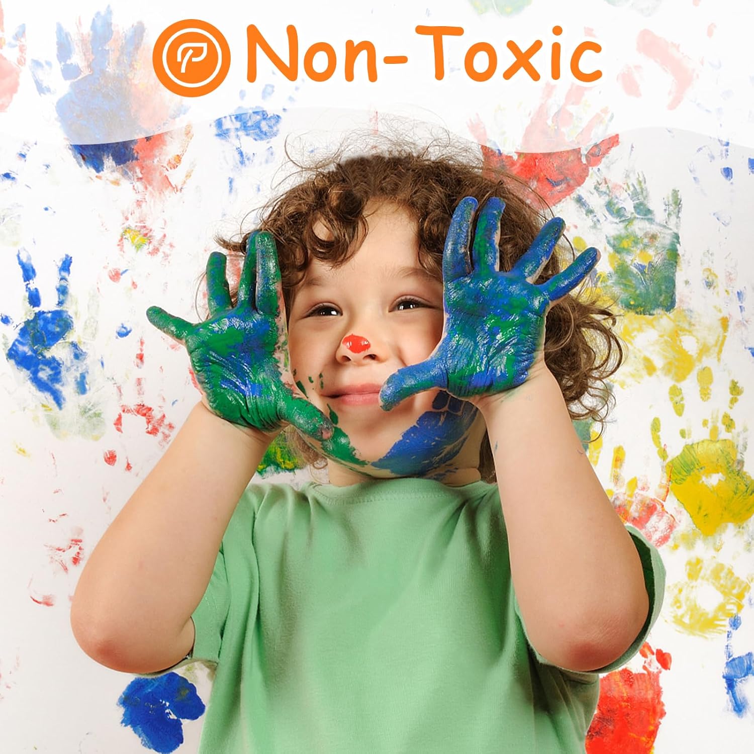 12 Colors Children's Washable Finger Paint