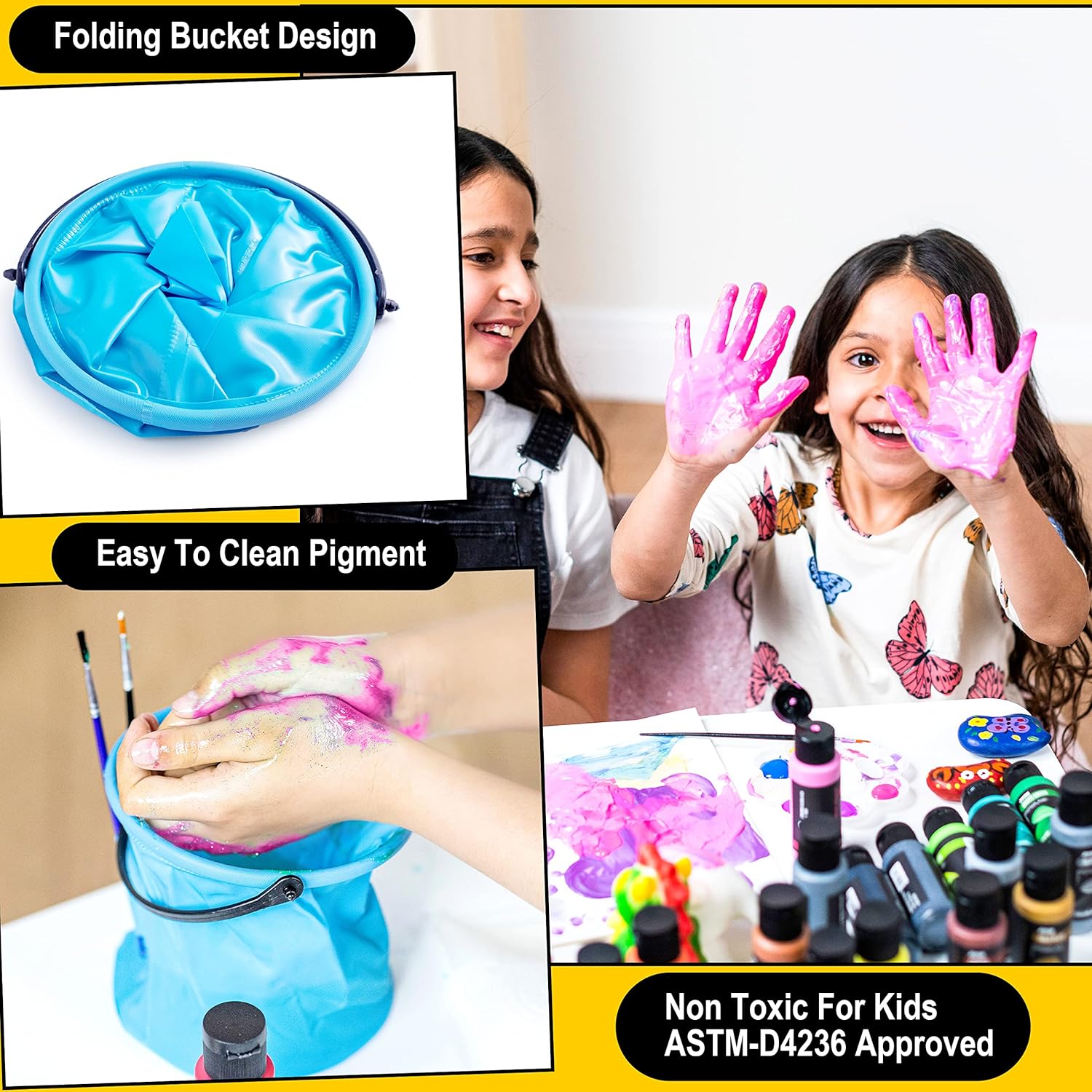 Pack Children's Washable Painting Set