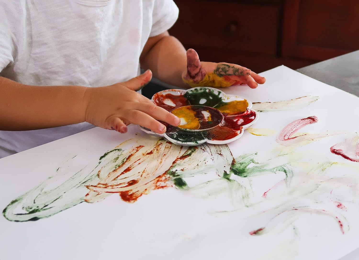 5 Colors Veggie Baby Finger Paint