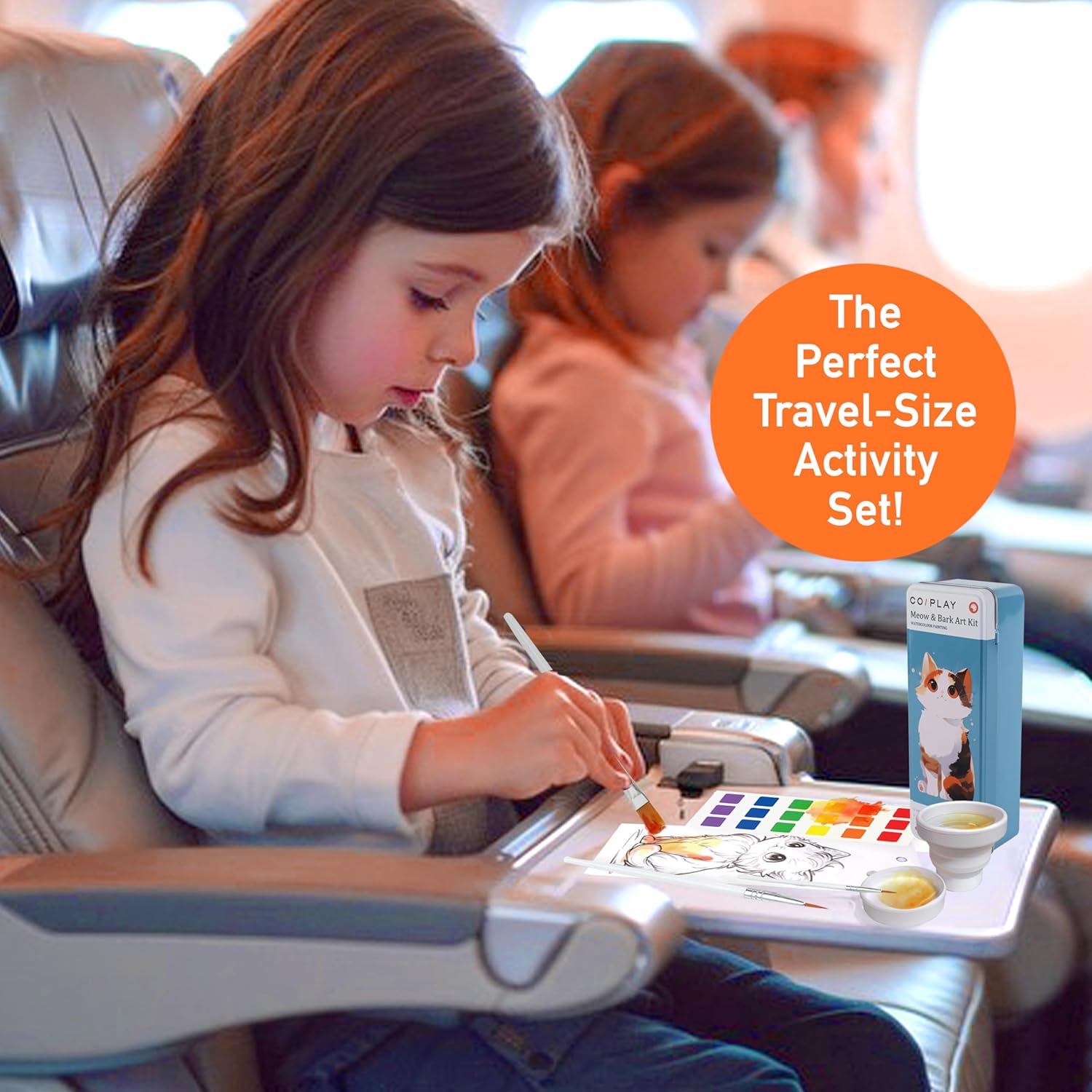64 Color 8 Pack Watercolor Paint Set