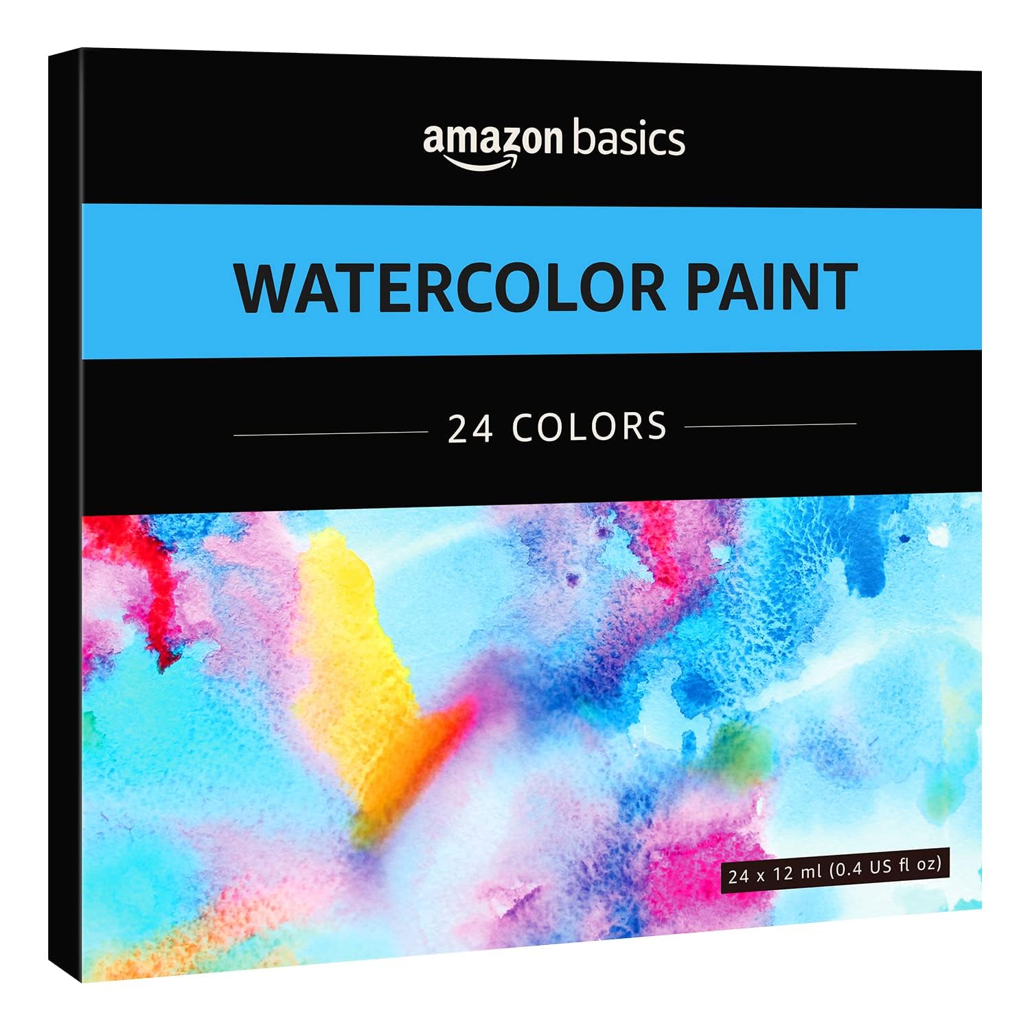 24 Colors Watercolor Paint Set Tubes