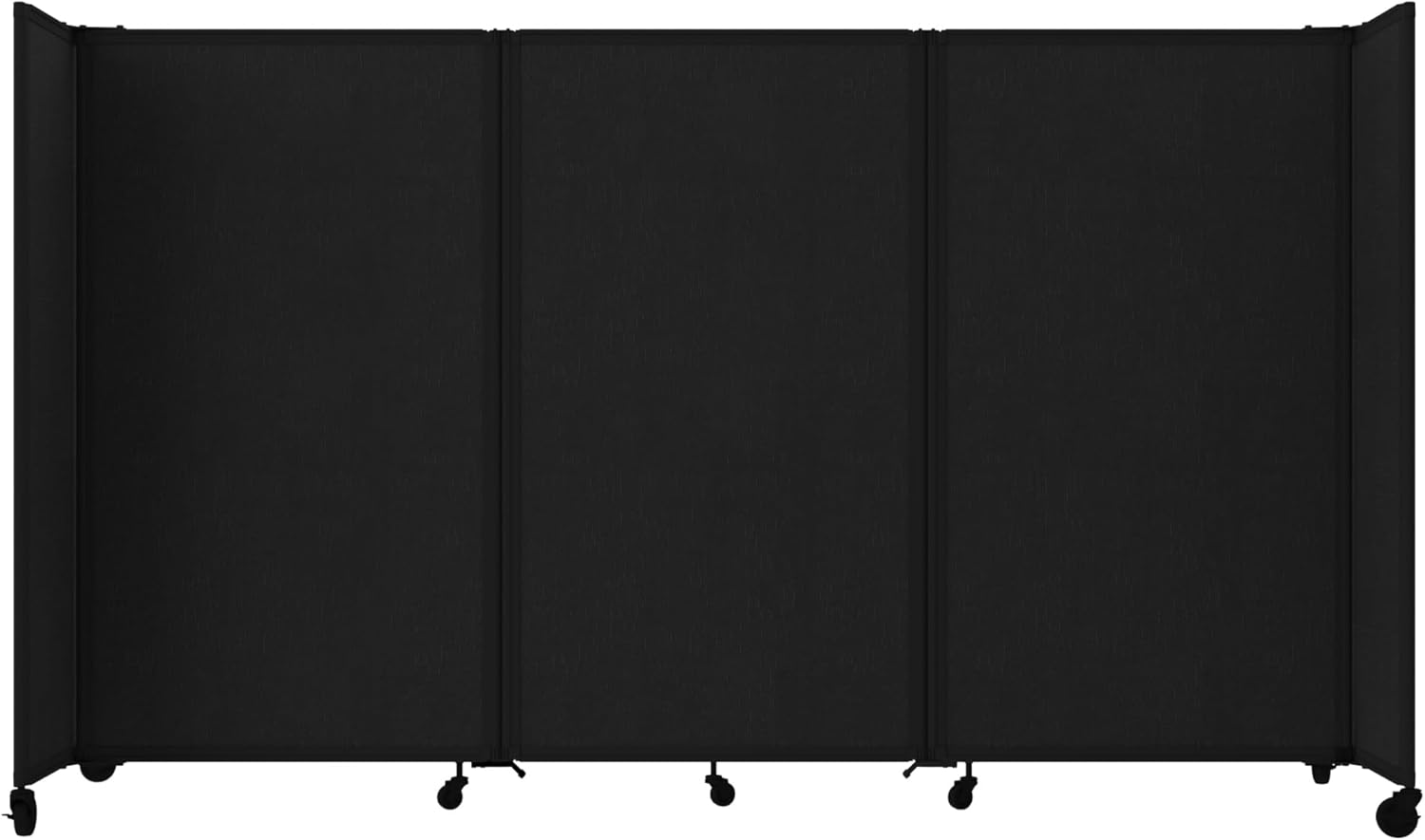 Versare Room Dividers 360 Portable Wall Dividers | Folding Panels | Large Freestanding Dividers | Locking Wheels | Temporary Room Dividers