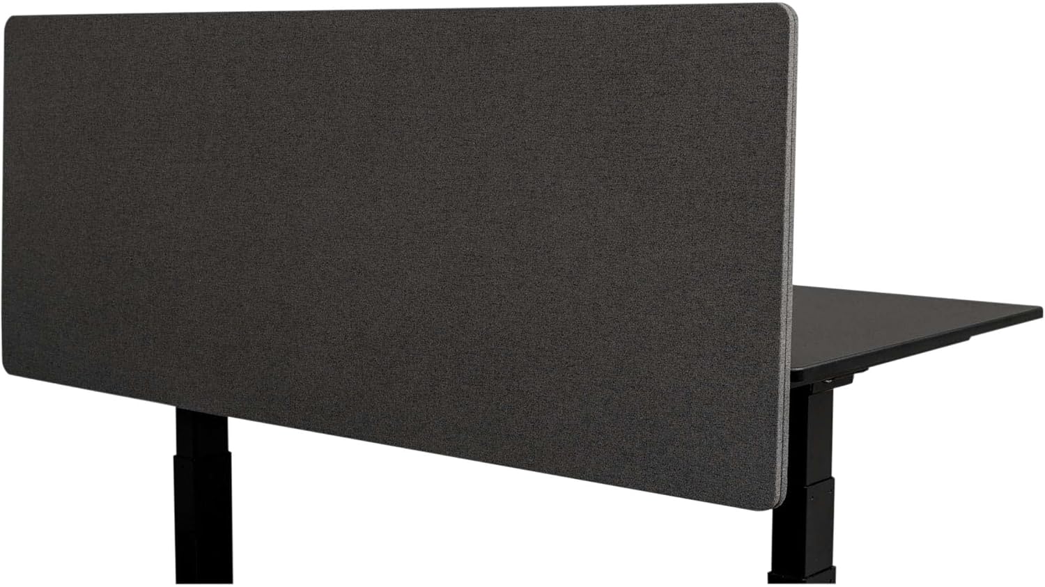 Stand Up Desk Store ReFocus Clip-On Acoustic Desk Divider Privacy Panel, Reduces Noise and Visual Distractions (Cool Gray, 59 in. X 23.6 in.)
