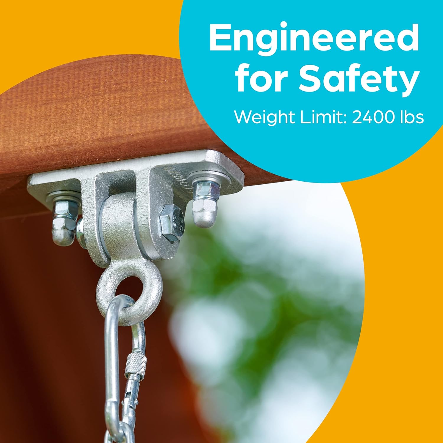Swing Set Hanger - 2 Heavy Duty Brackets