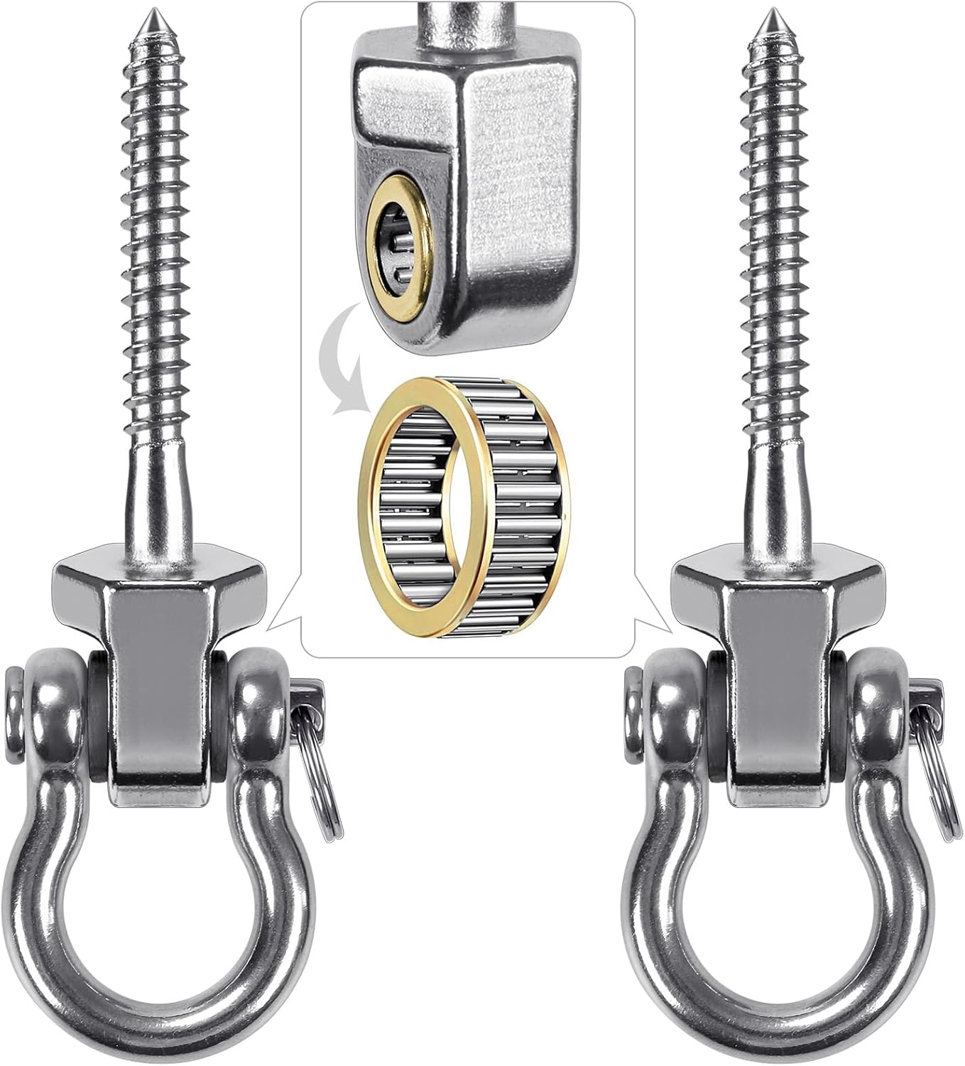 Heavy Duty Stainless Steel Swing Hooks