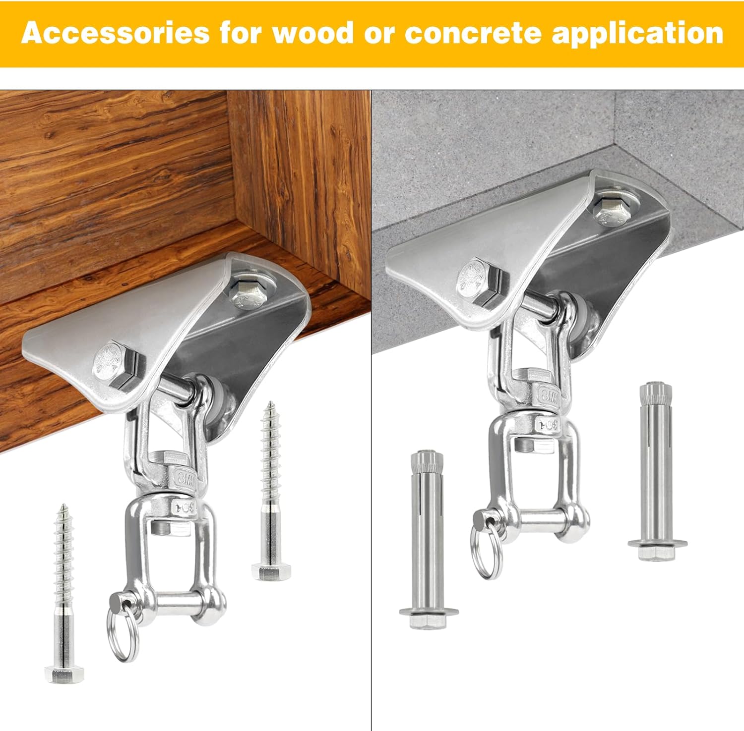 Heavy Duty Swing Hooks for Wooden Sets
