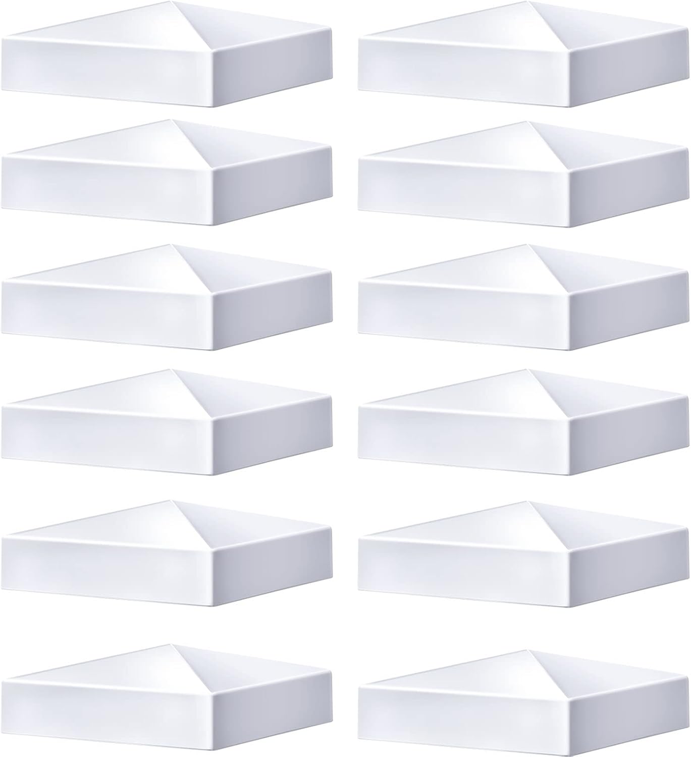 12 Piece 5"x5" Fency Post Cap