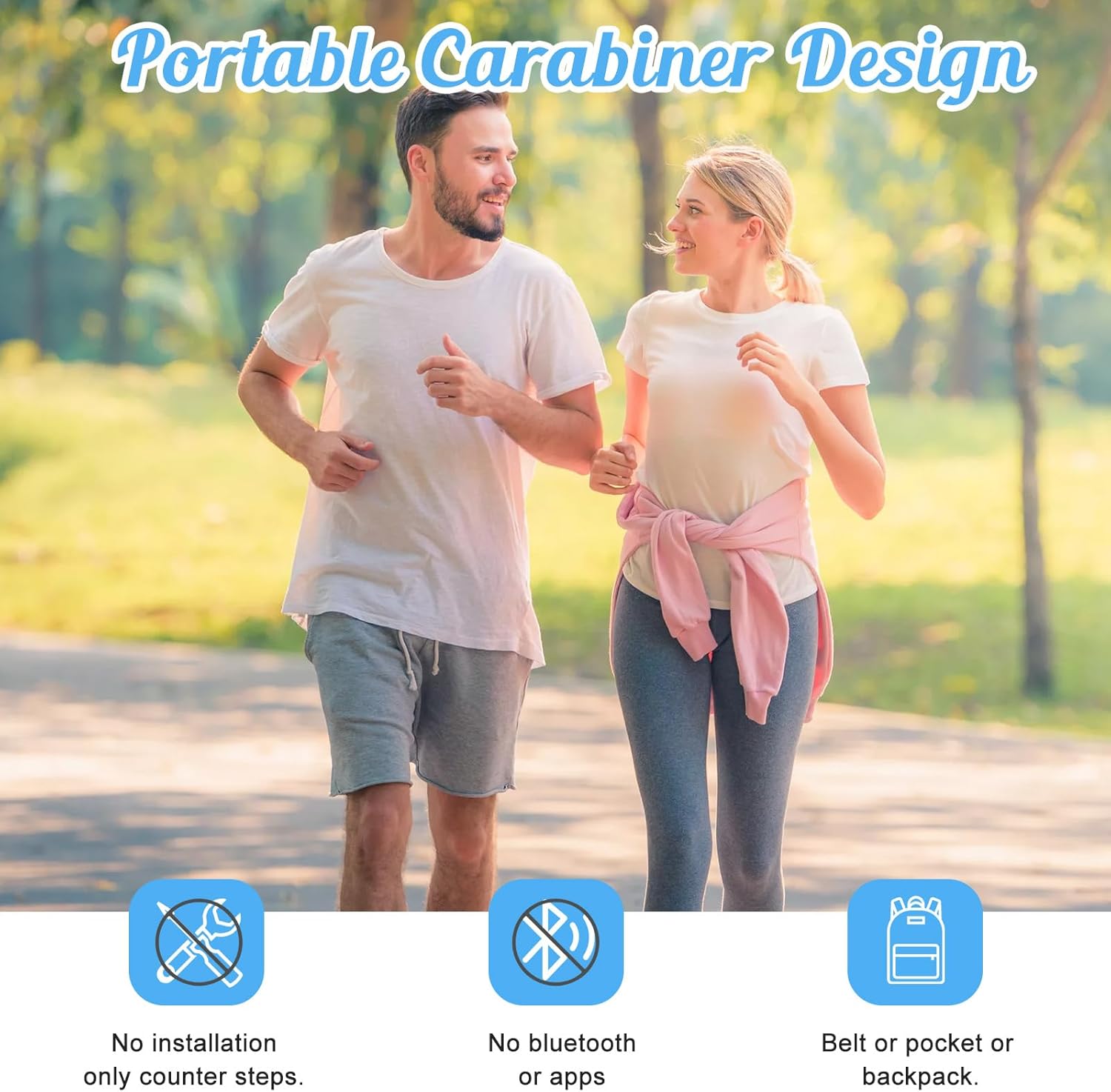 Walking Pedometer with Buckle