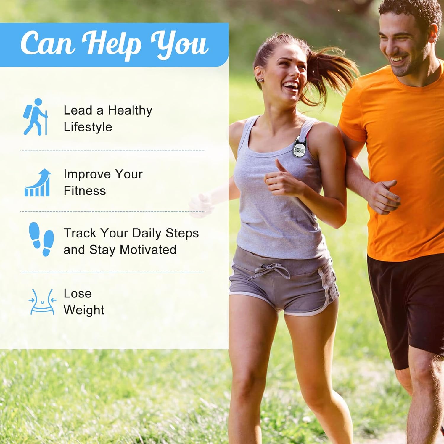 Walking Pedometer with Buckle