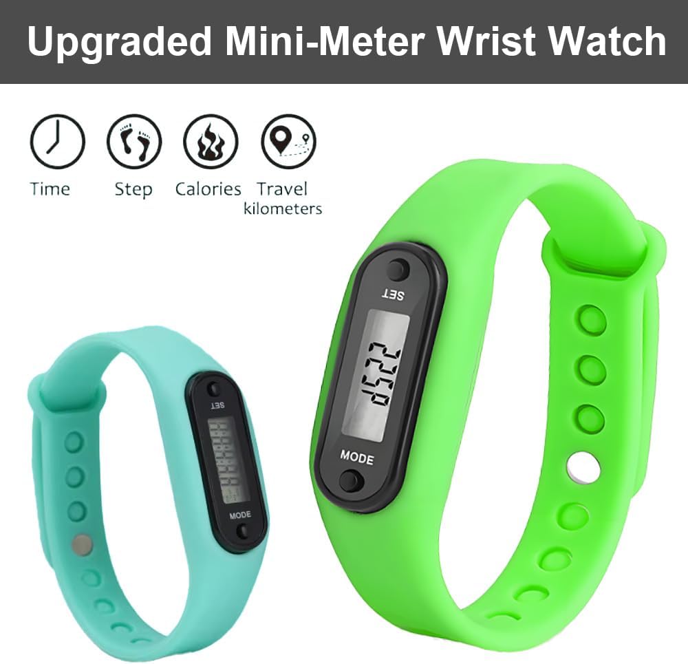 Pedometer with Silicone Wristband