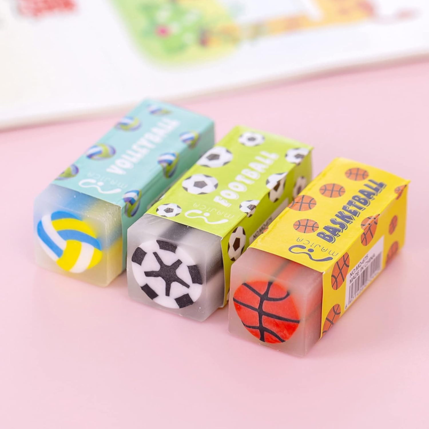 16 Pack Cute Kids Erasers Bulk