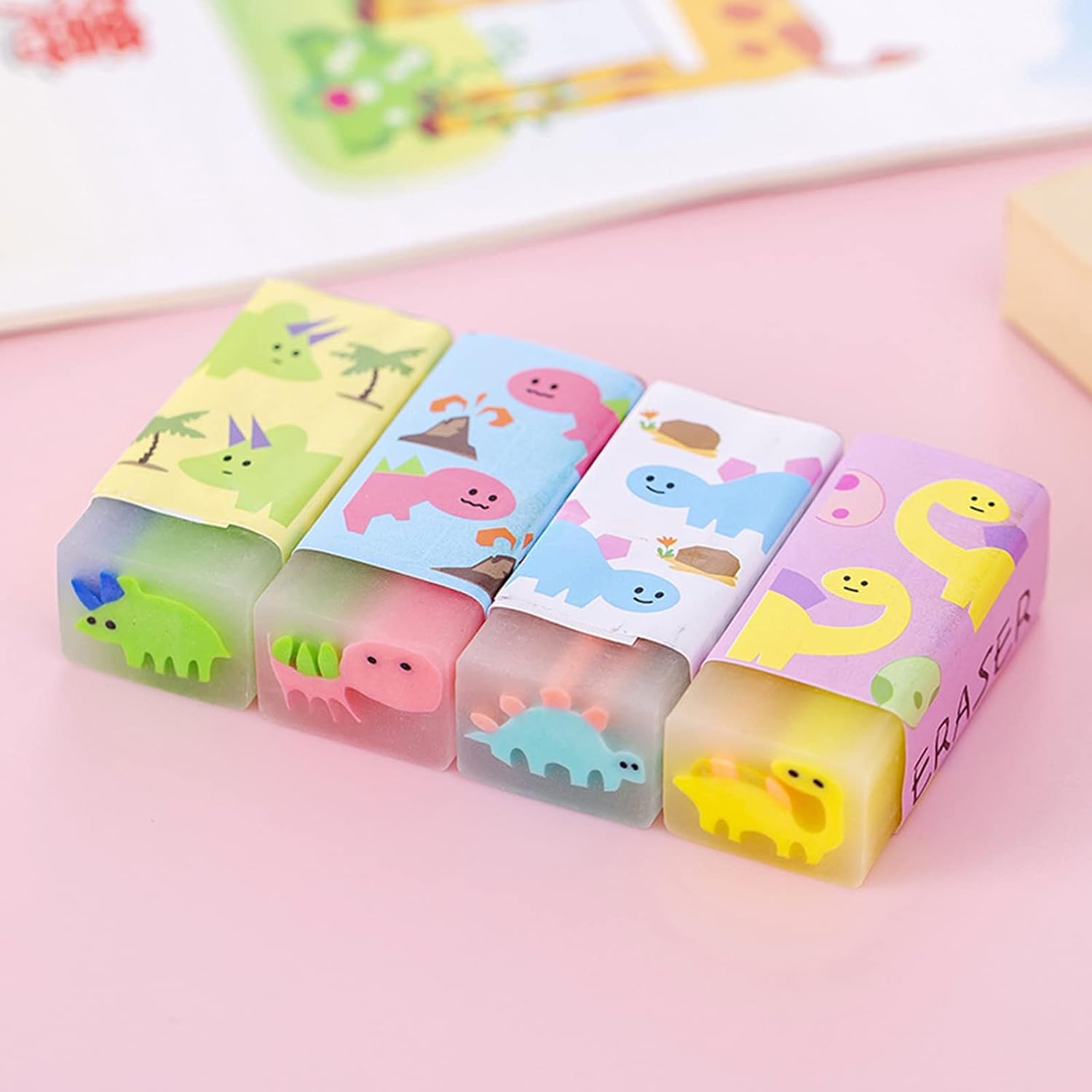 16 Pack Cute Kids Erasers Bulk