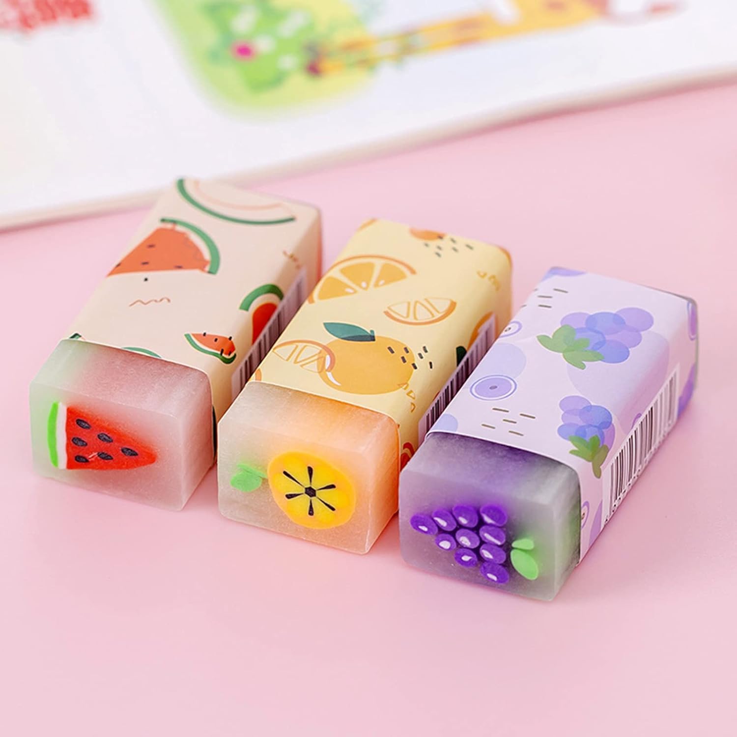 16 Pack Cute Kids Erasers Bulk