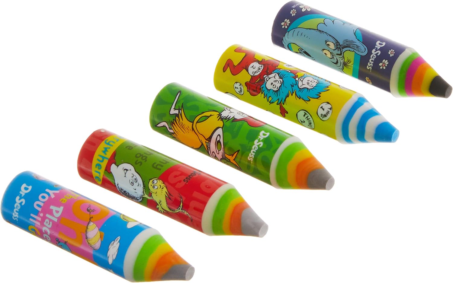 24 Pack Raymond Geddes Dr. Seuss Crayon Eraser