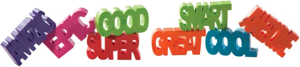 24 Pack Children's Positive Attitude Eraser