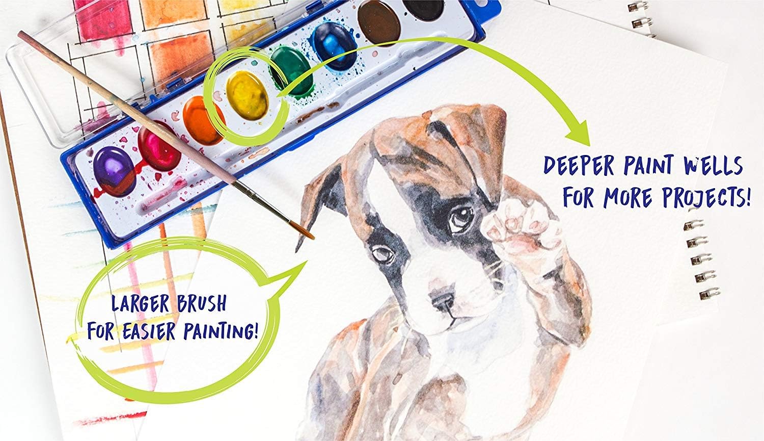 10 Pack Color Bulk Watercolors