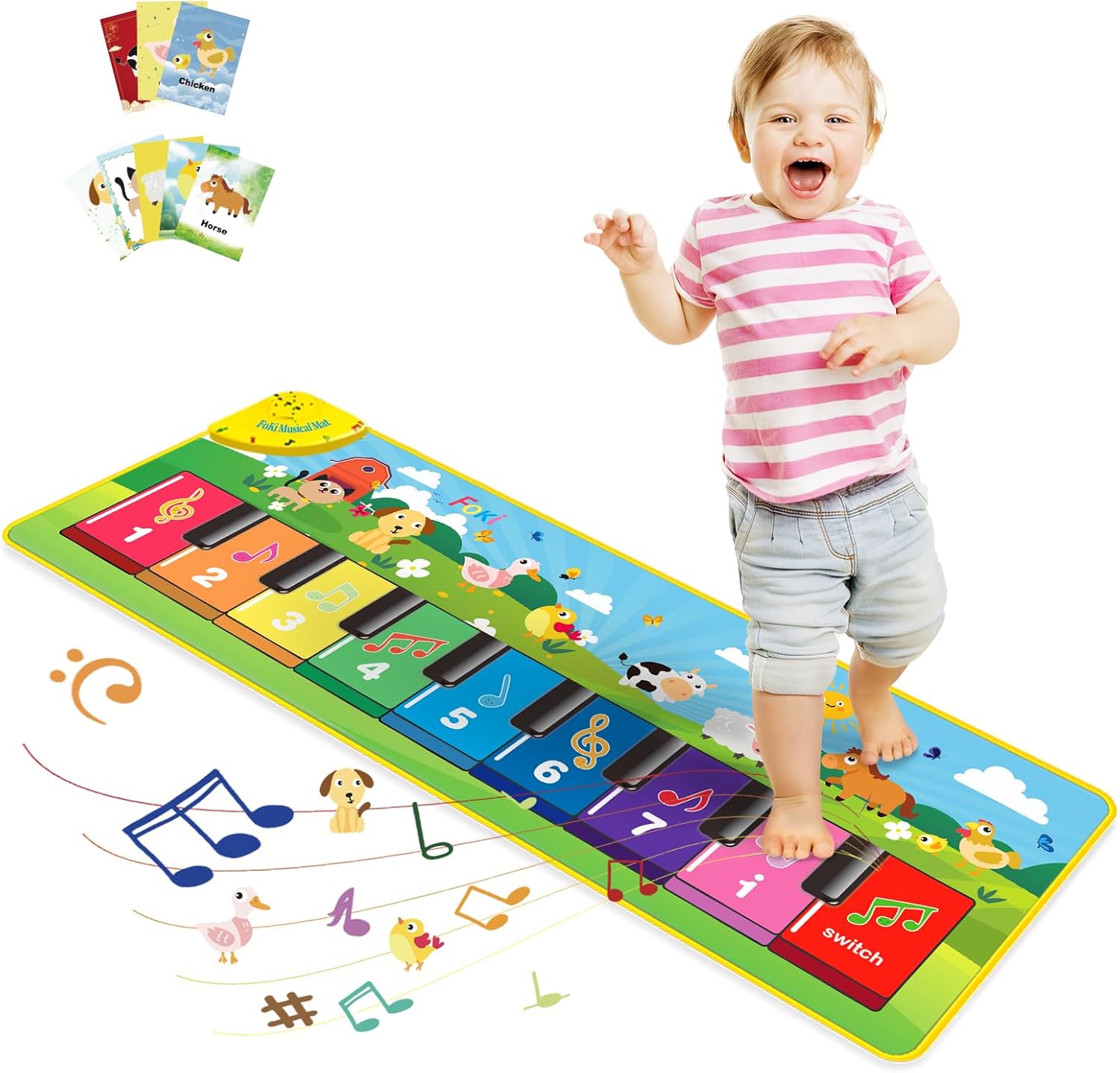 Floor Piano Mat for Toddler