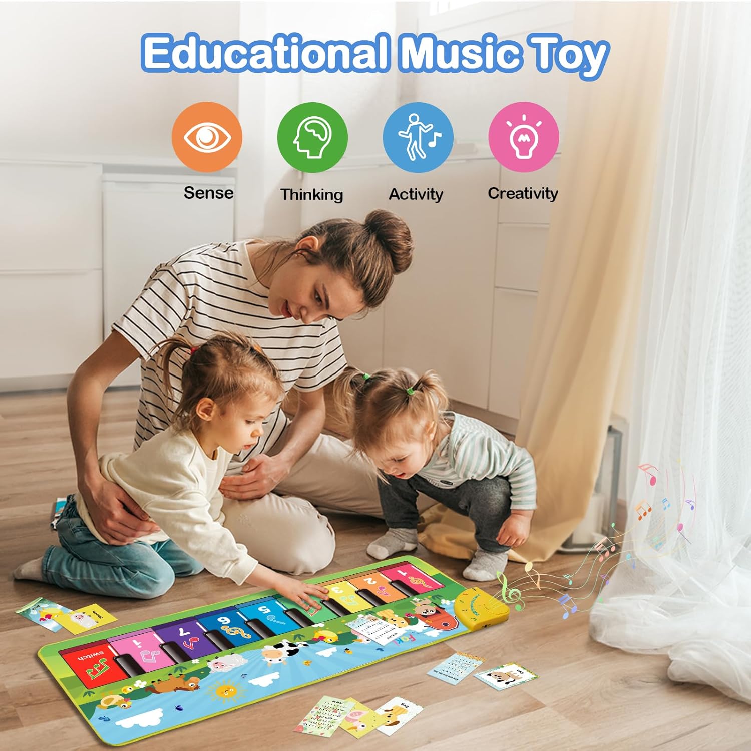 Floor Piano Mat for Toddler