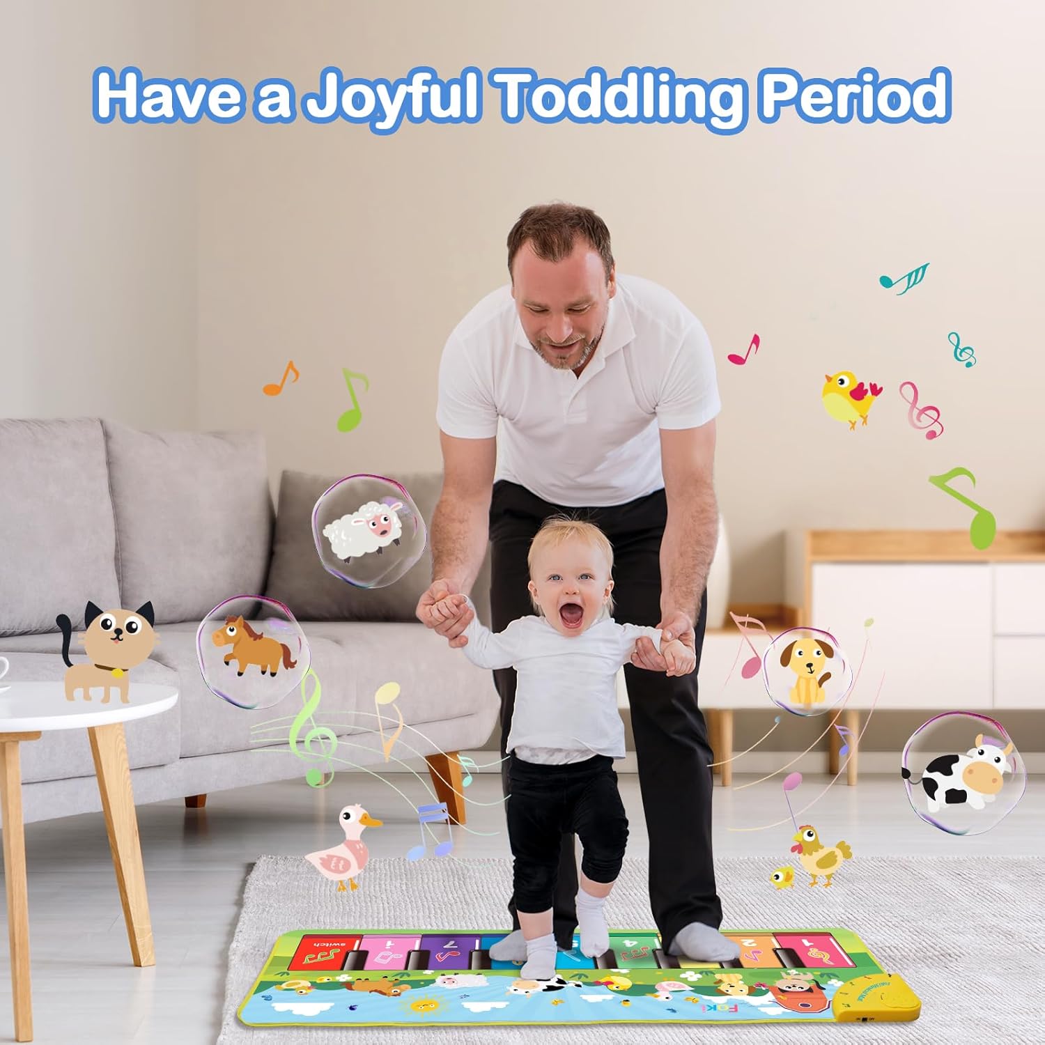 Floor Piano Mat for Toddler