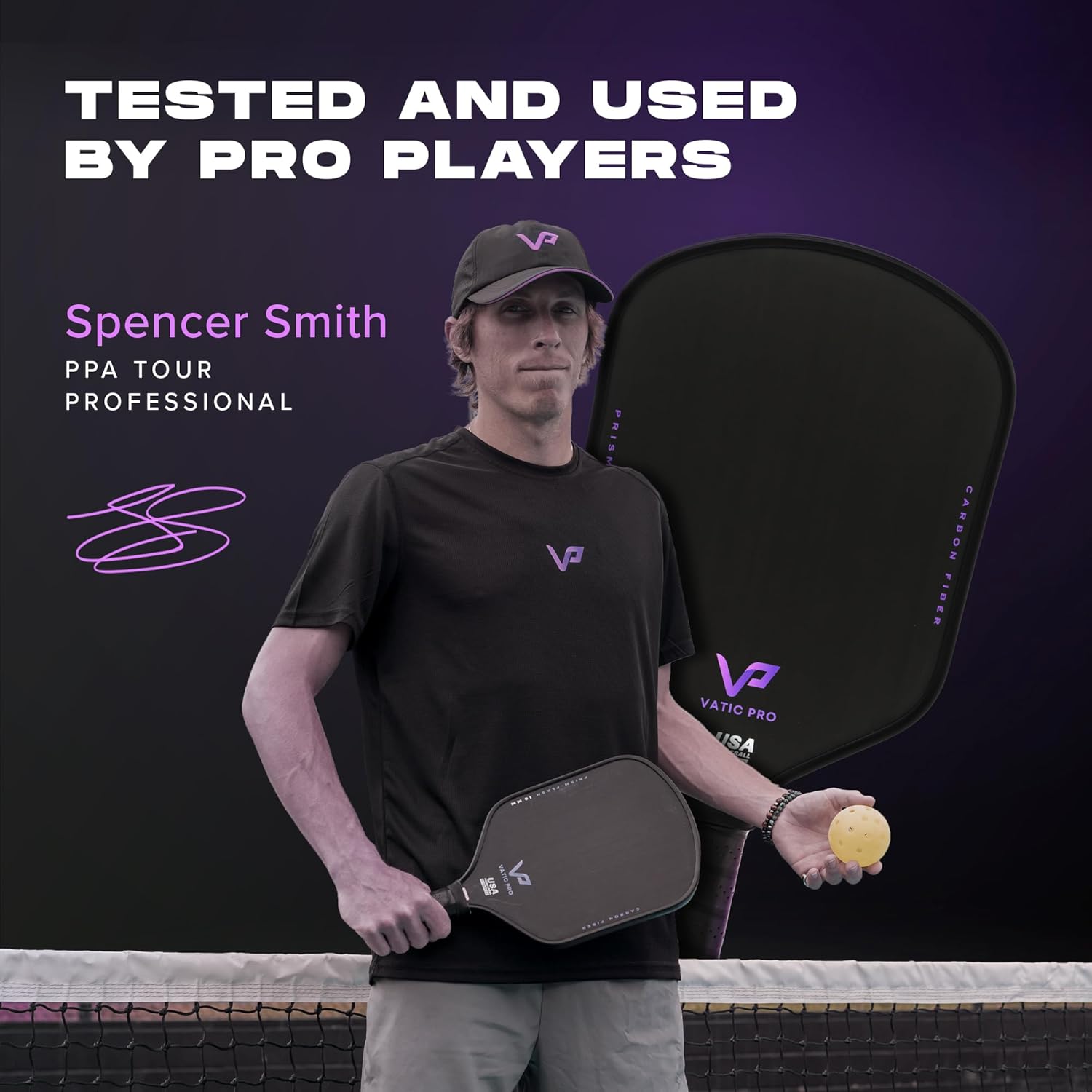 HTPICK 16mm Vatic Pro Prism Carbon Fiber Paddle