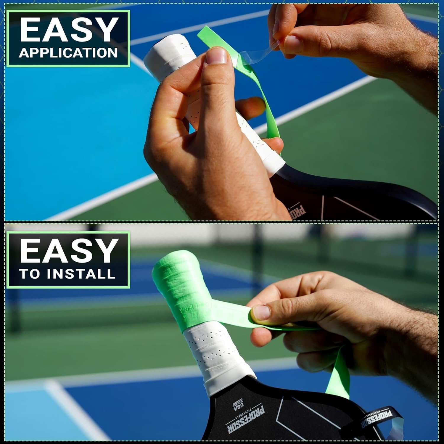 6 and 12 Pack P-Tac Pickleball Paddle Overgrip