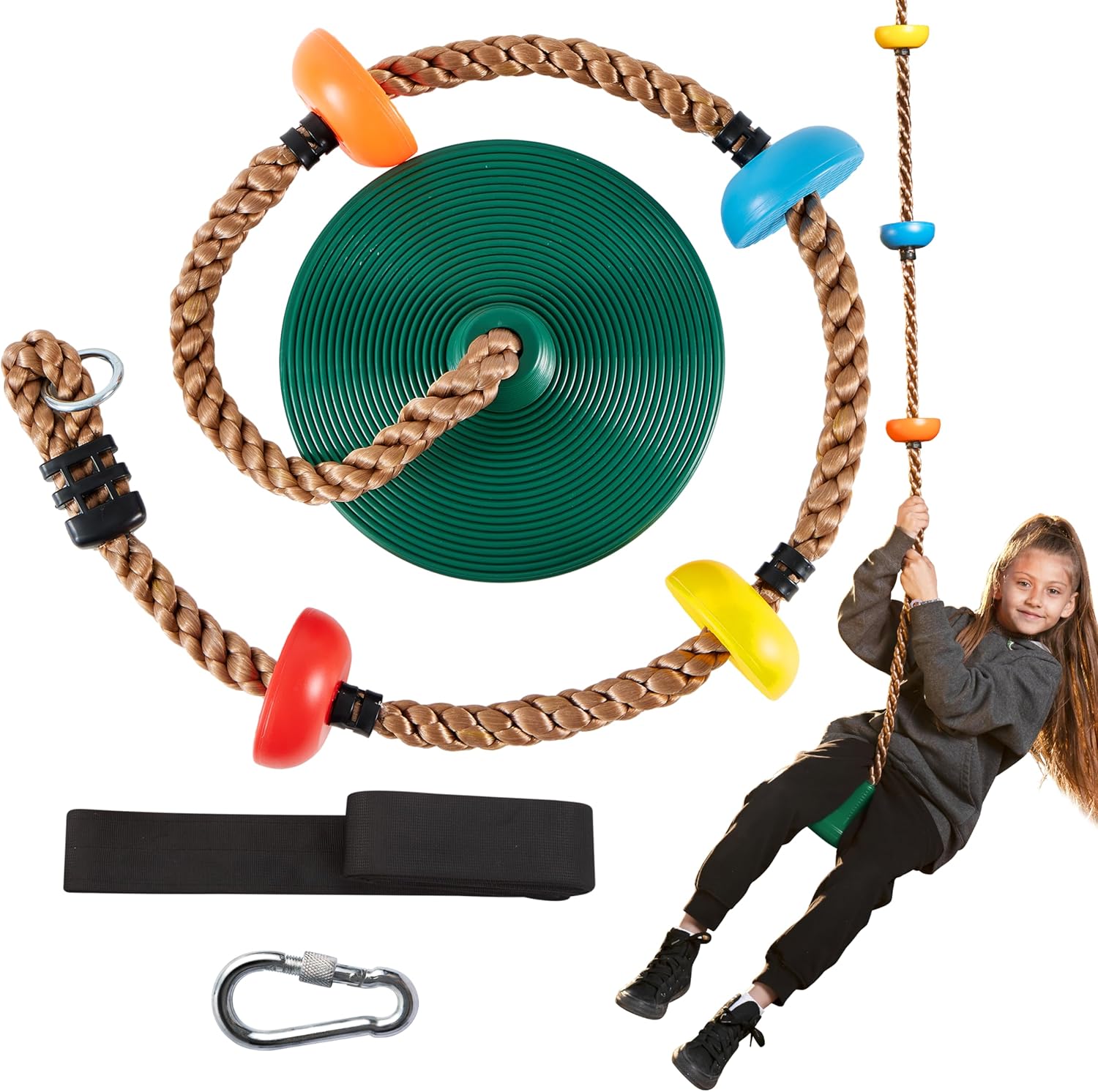 Children's Tree Swing - Single Plate Seat