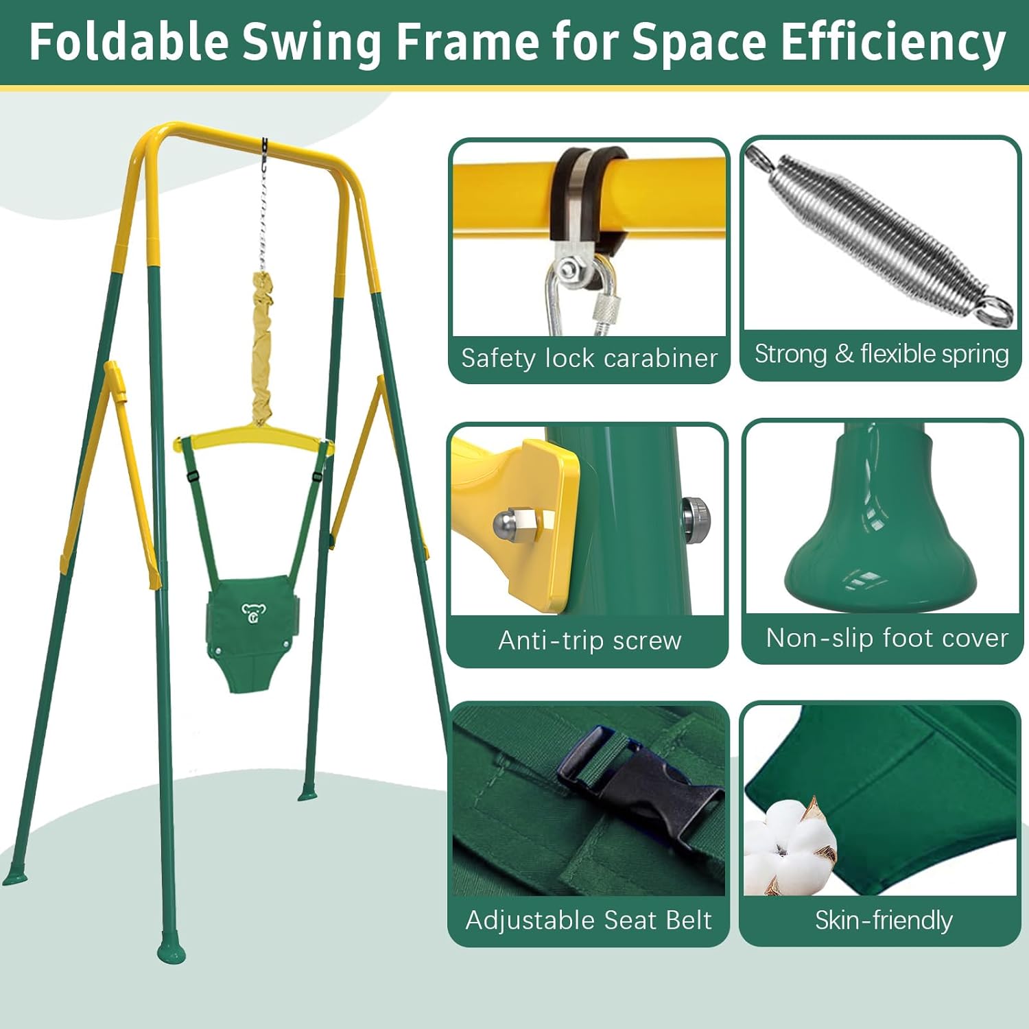 2 in 1 Toddler Swing and Infant Pullover