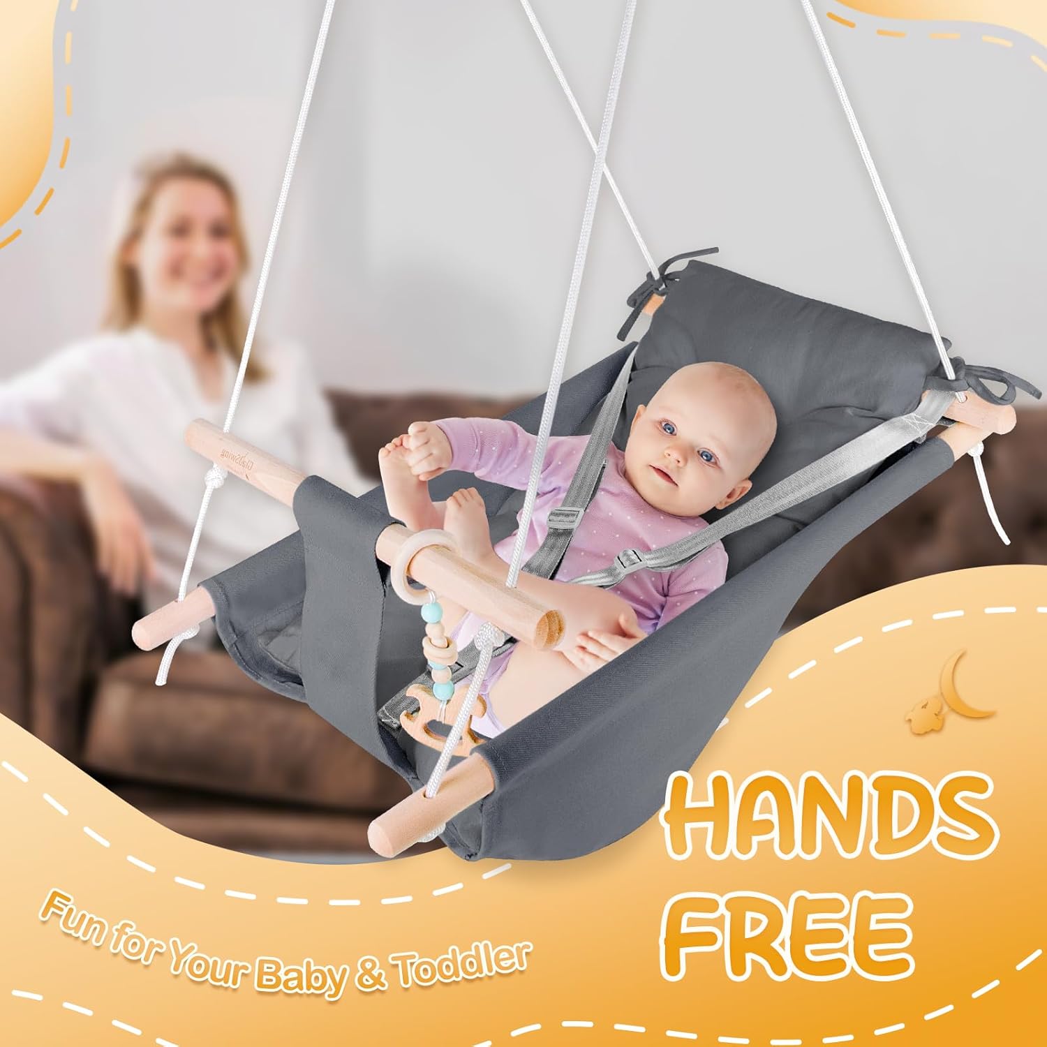 Baby Swing, Canvas Hammock Swing