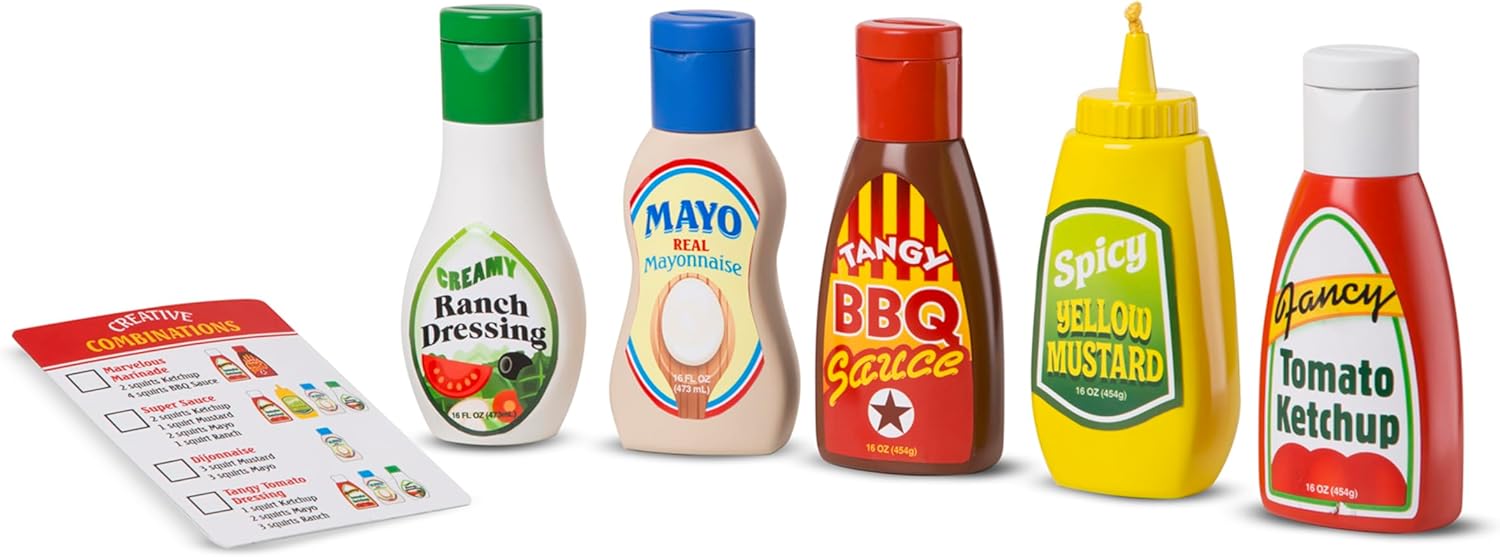 Condiments Toy Food Set
