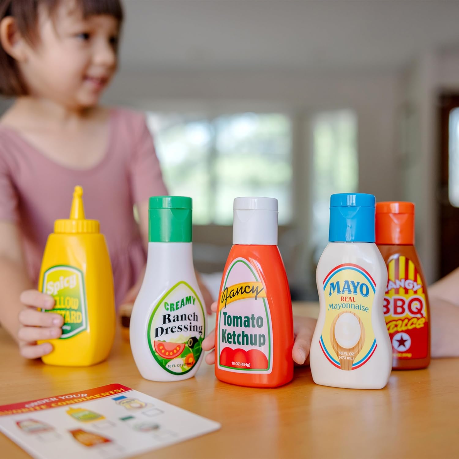 Condiments Toy Food Set