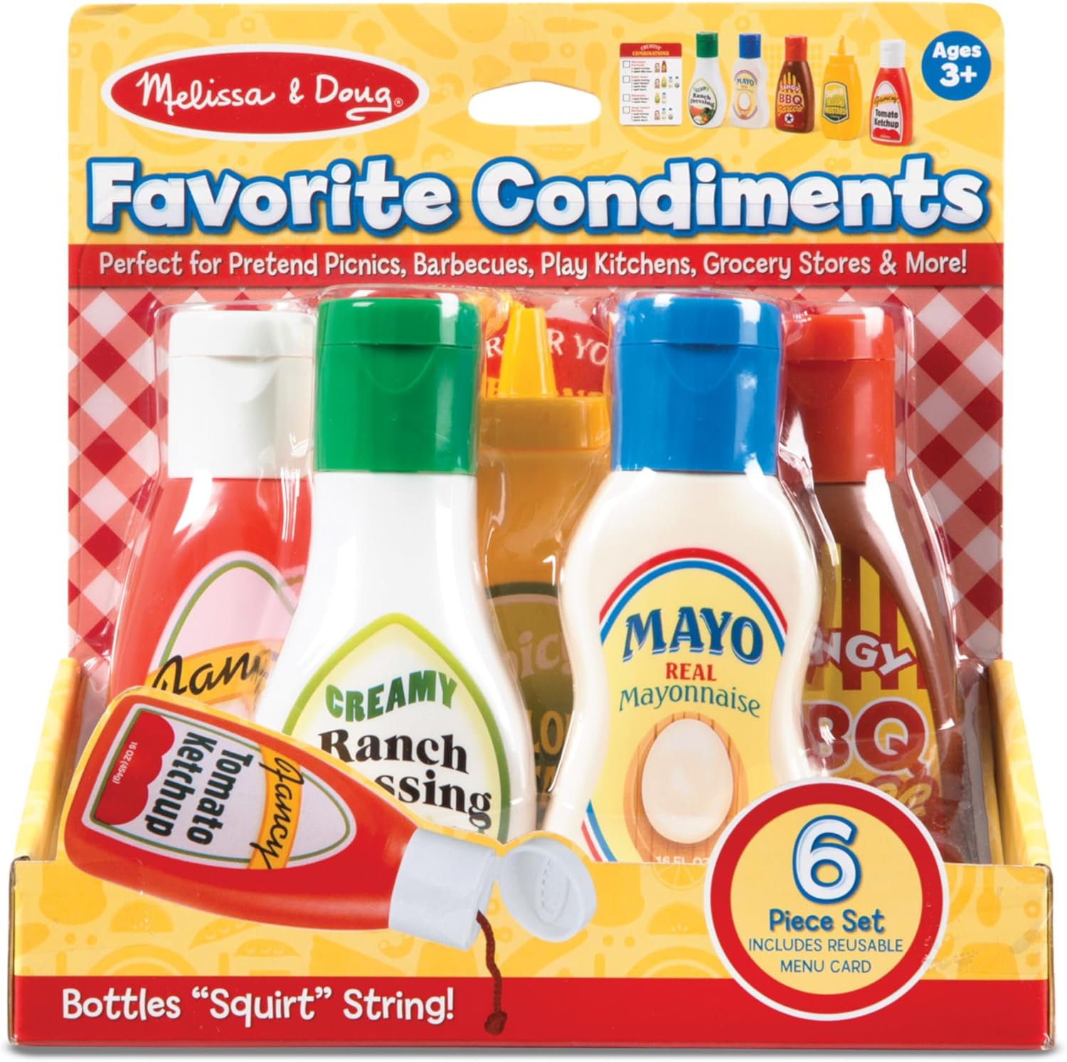 Condiments Toy Food Set