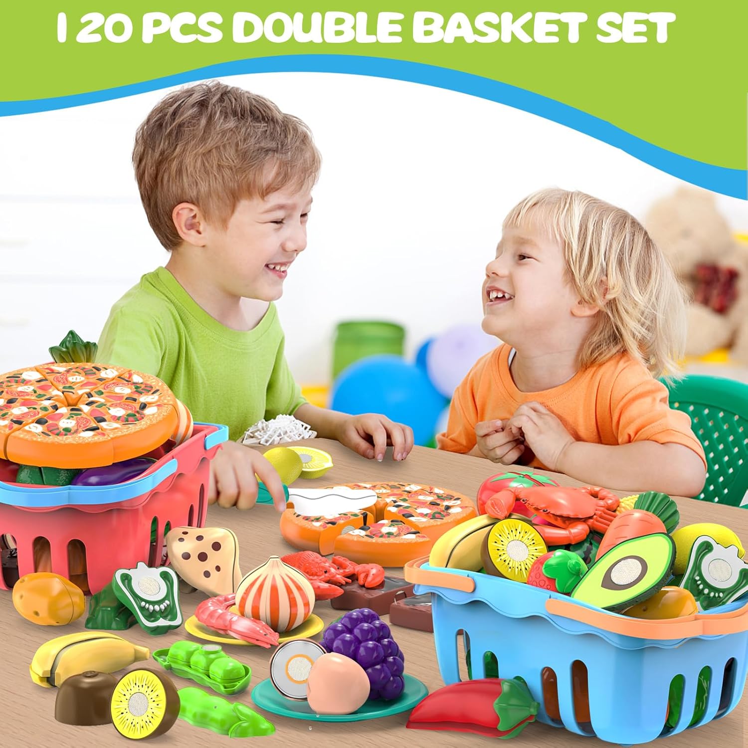 120 Pack Cutting Toys for Kids