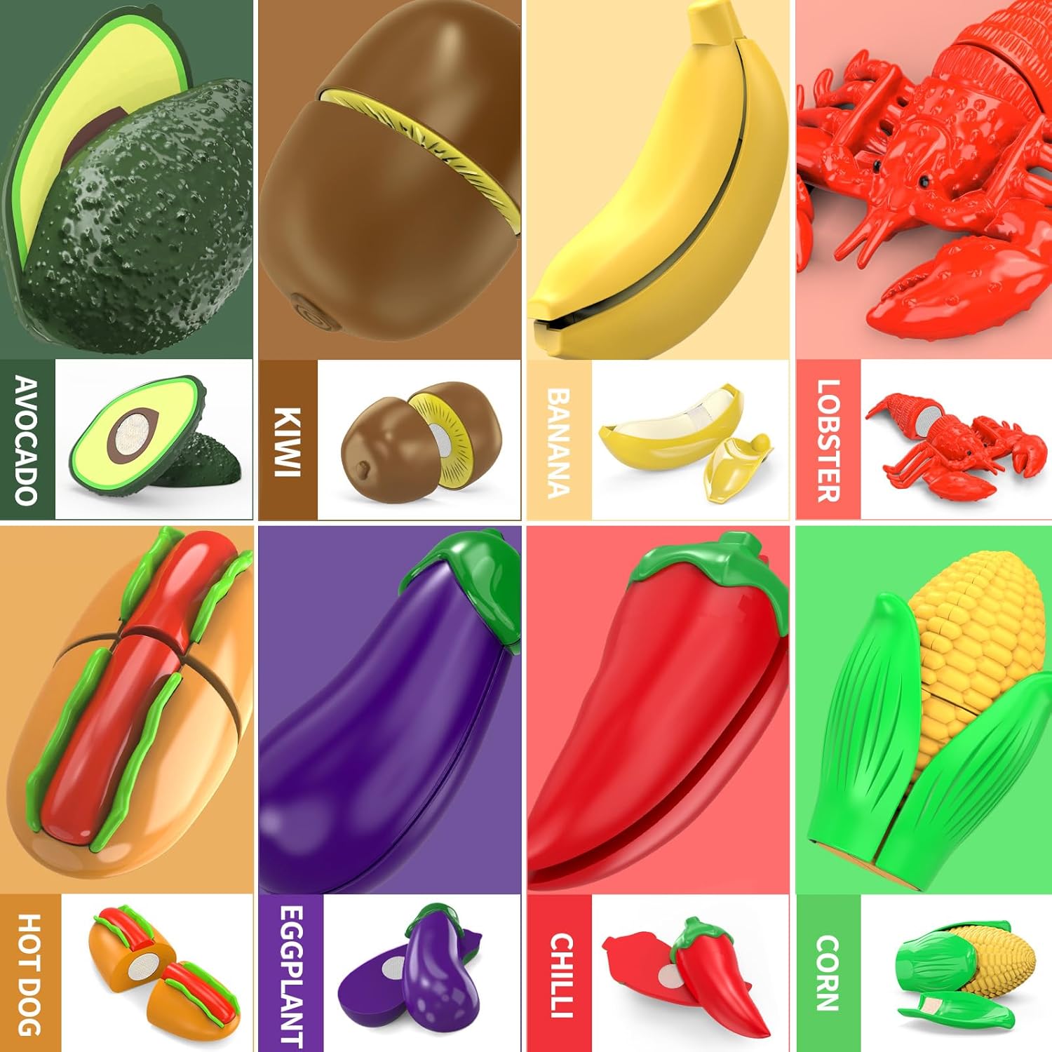 120 Pack Cutting Toys for Kids